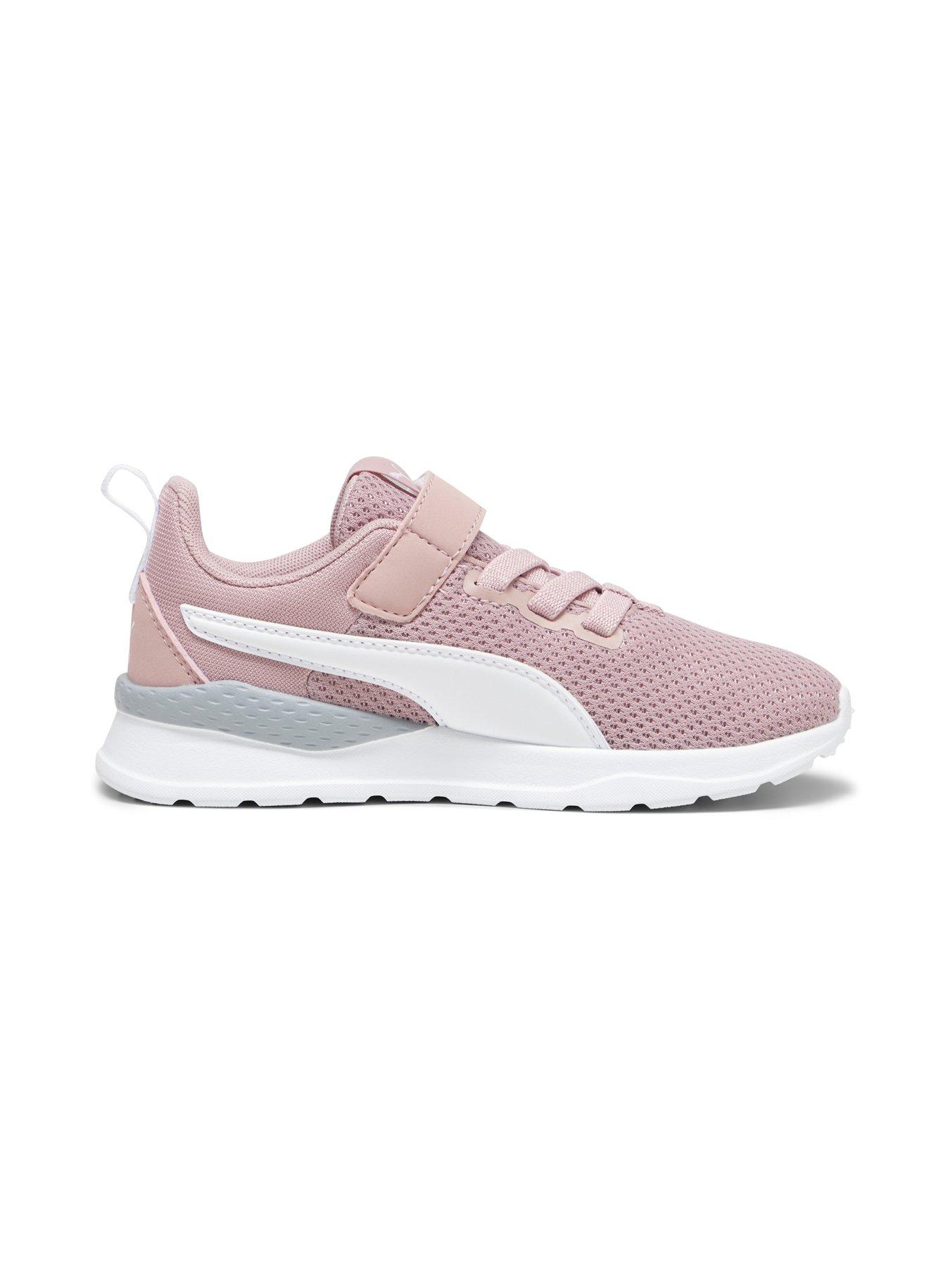  image of puma-kids-girls-anzarun-lite-velcro-trainers-peach-smoothie