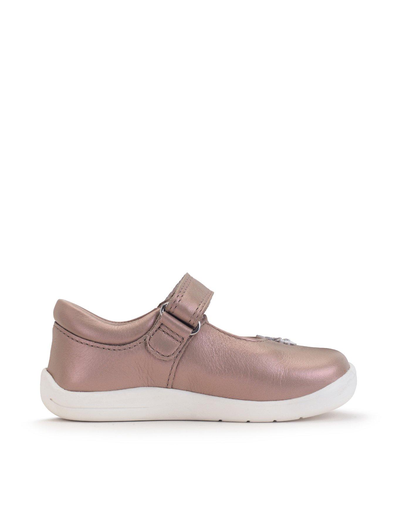  image of start-rite-fairy-tale-flower-leather-pearlised-mary-jane-first-steps-shoe