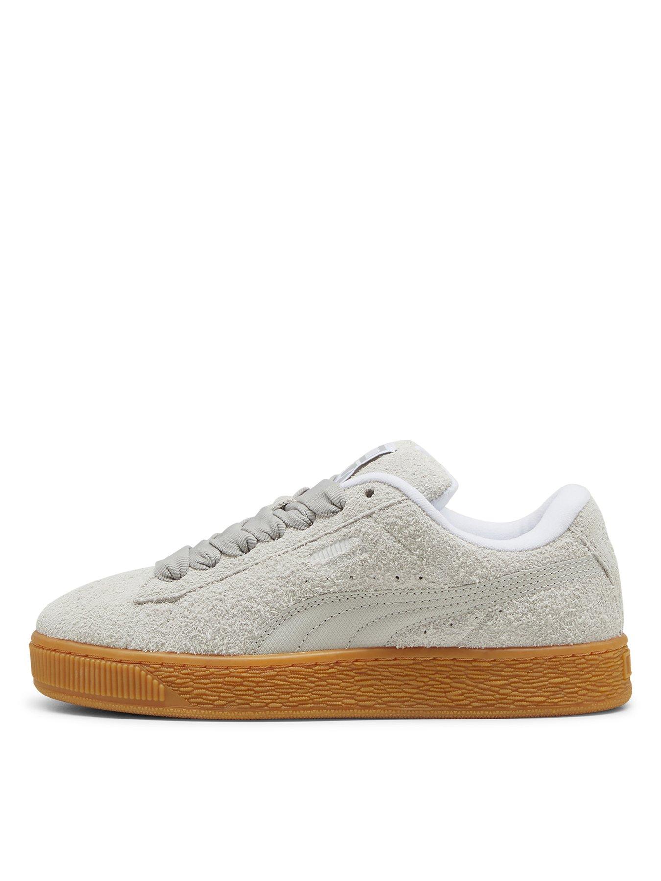 undefined Women's Suede Xl Hairy Trainers - Grey