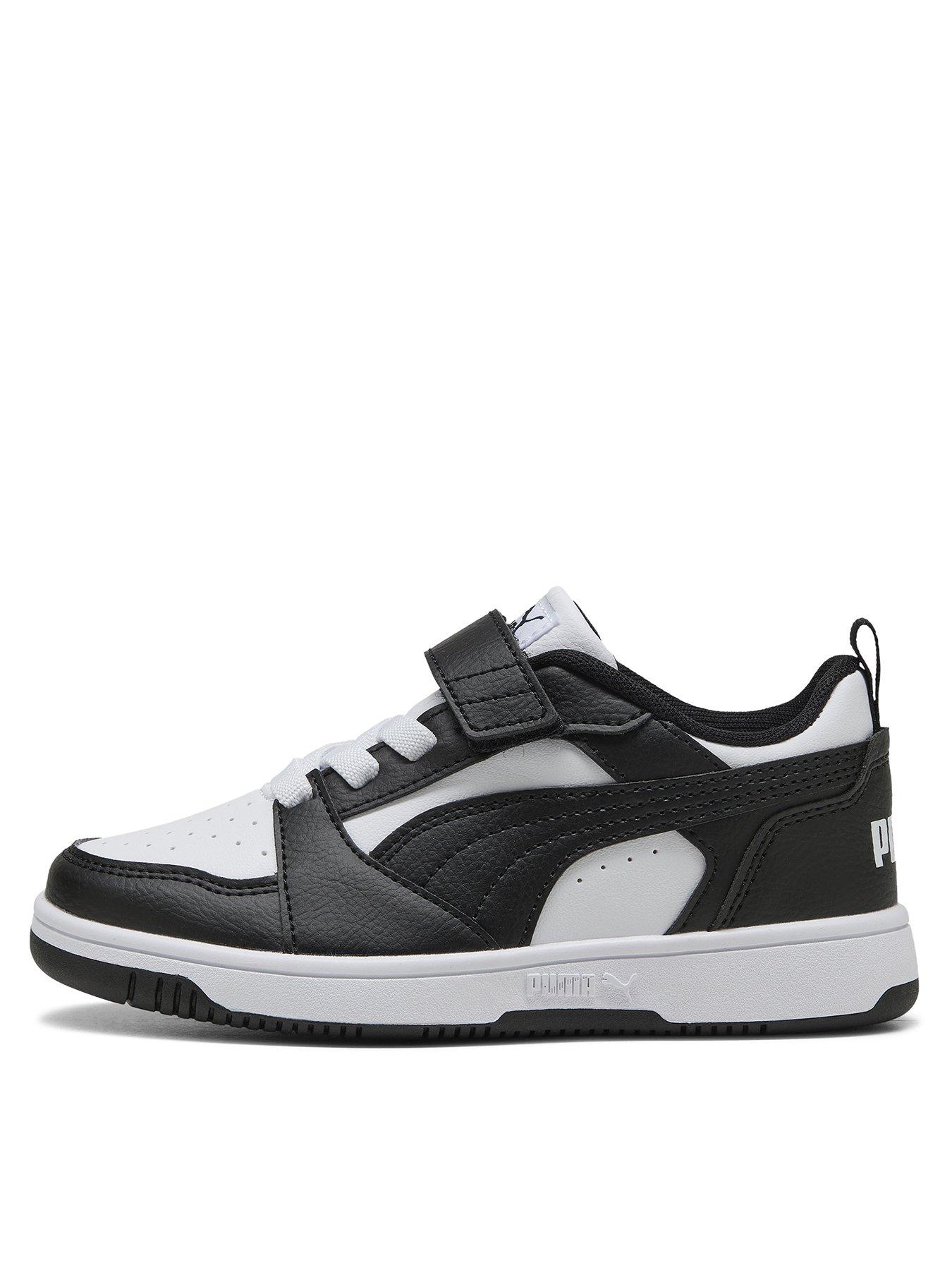 undefined Kids Unisex Rebound V6 Lo Trainers - White/Black