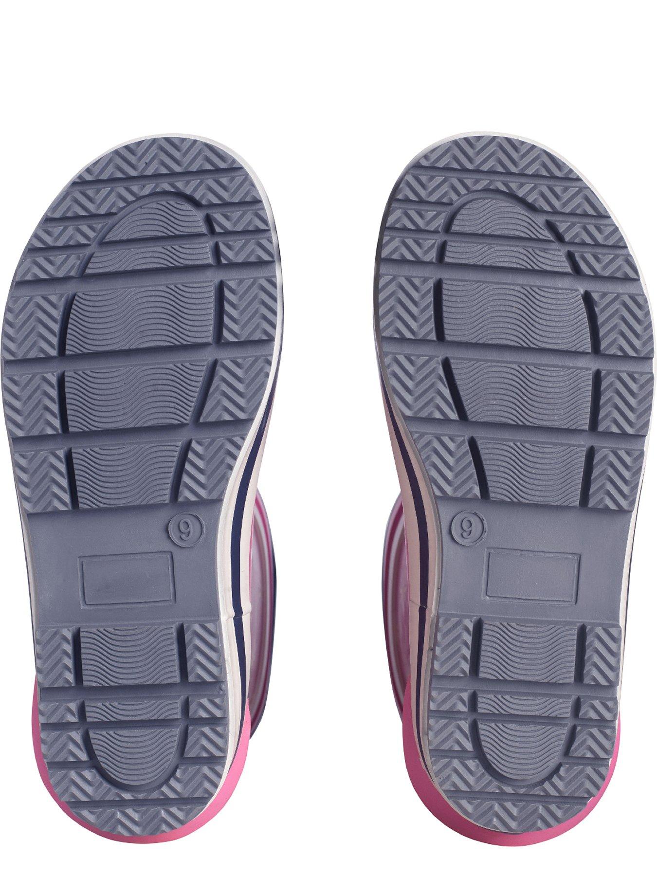 Image 5 of 5 of Start-rite Little Puddle Pink Daisy Wellington Boot