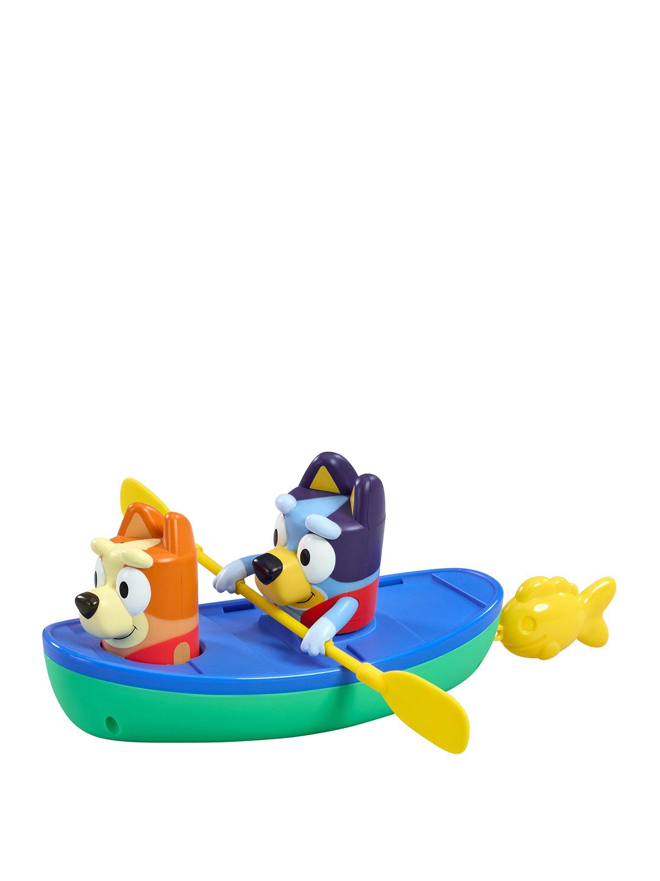Bluey Pull  &  Go Canoe Bath Toy with Bingo