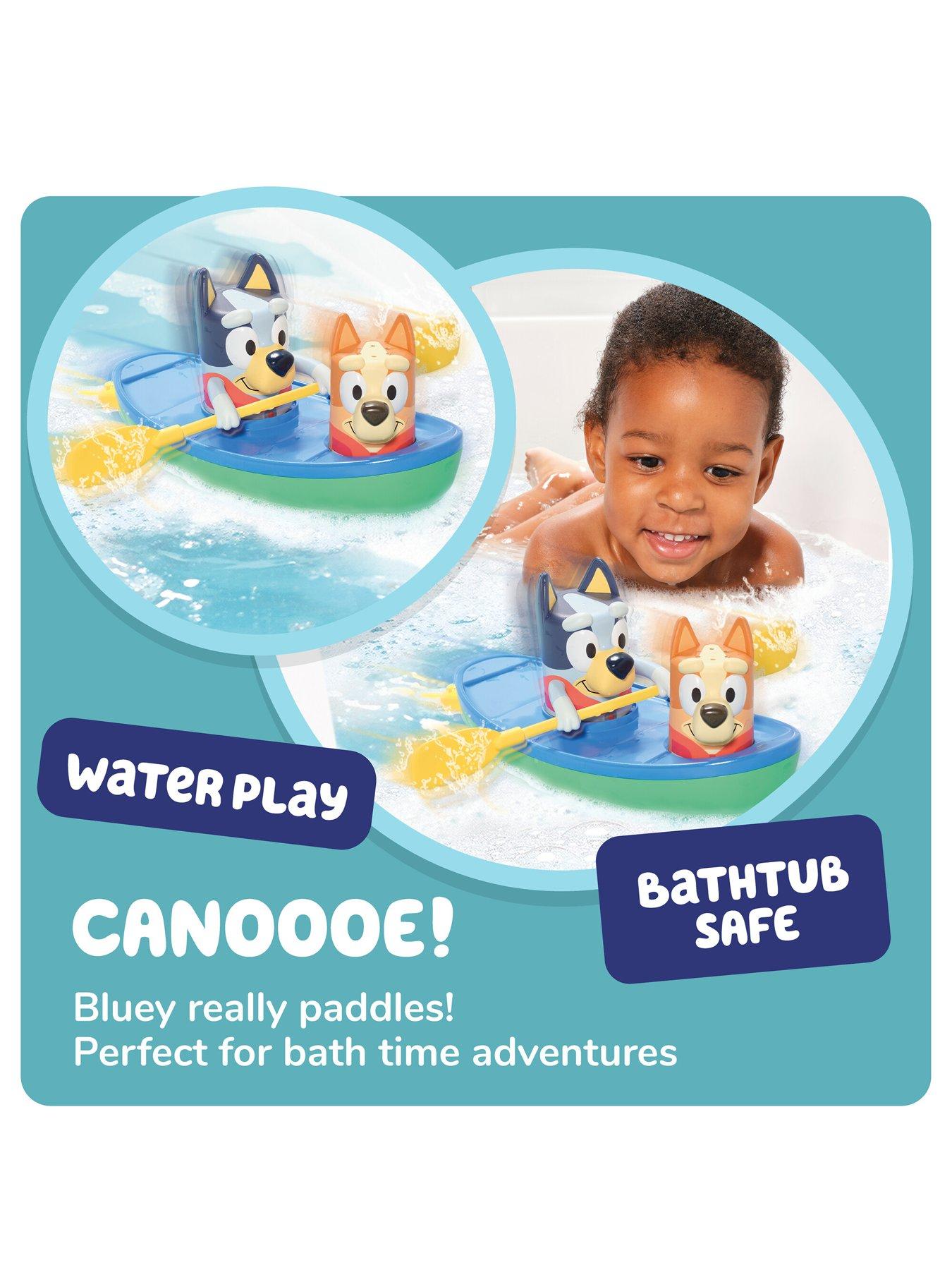 Image 3 of 8 of Bluey Pull &amp; Go Canoe Bath Toy with Bingo