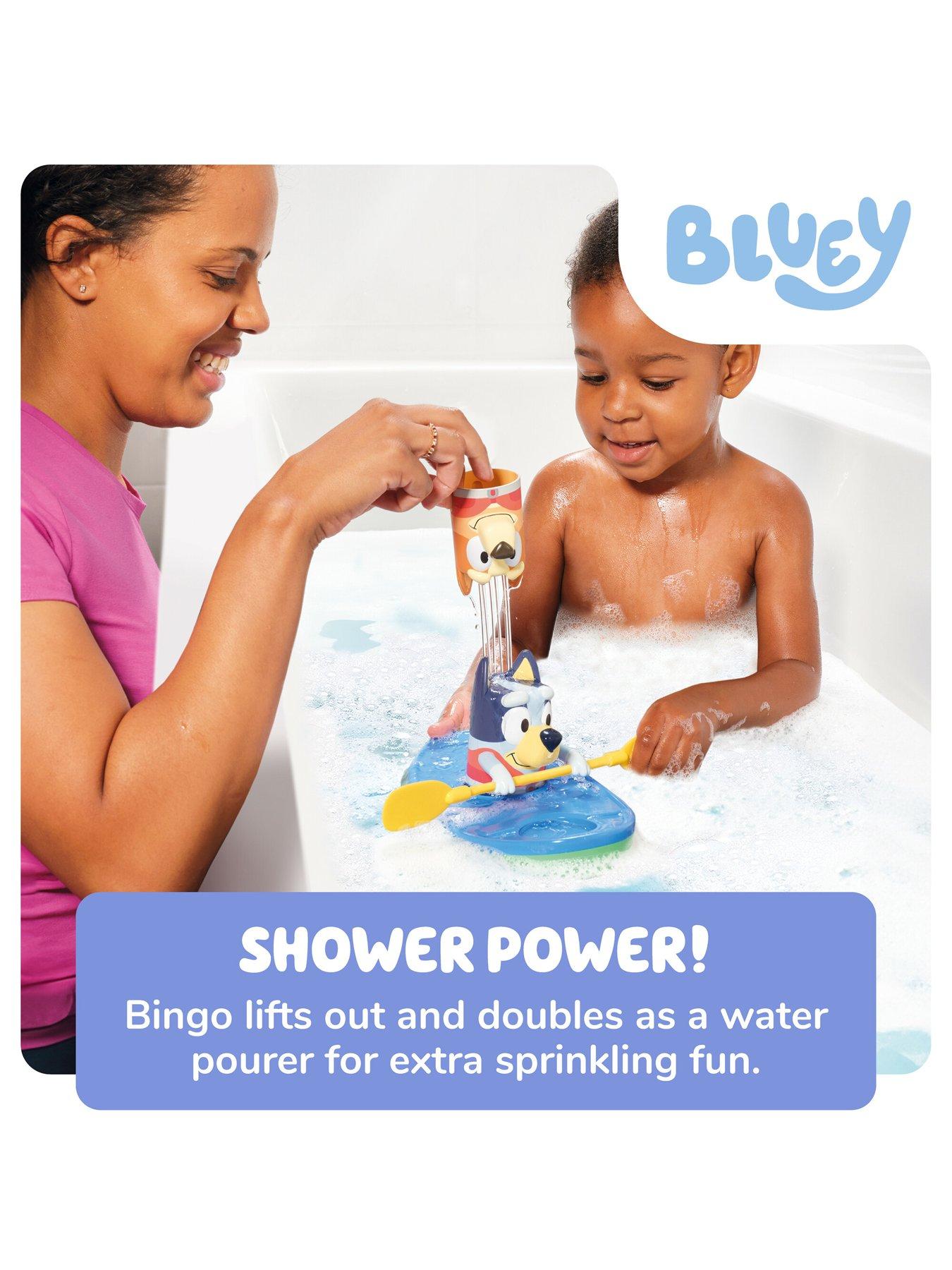 Image 4 of 8 of Bluey Pull &amp; Go Canoe Bath Toy with Bingo