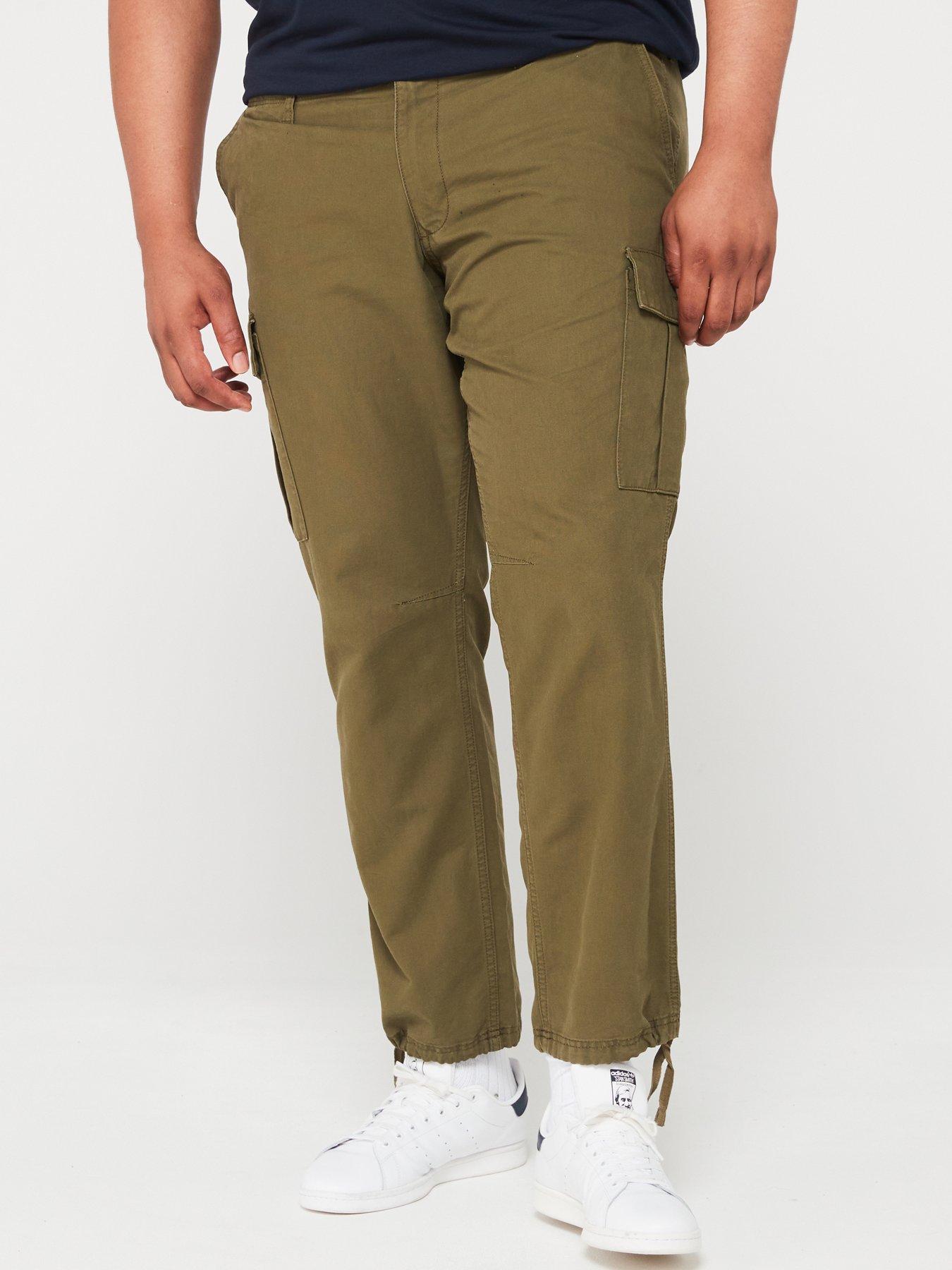 jack-jones-plus-kane-barkley-relaxed-fit-cargo-trousers-green