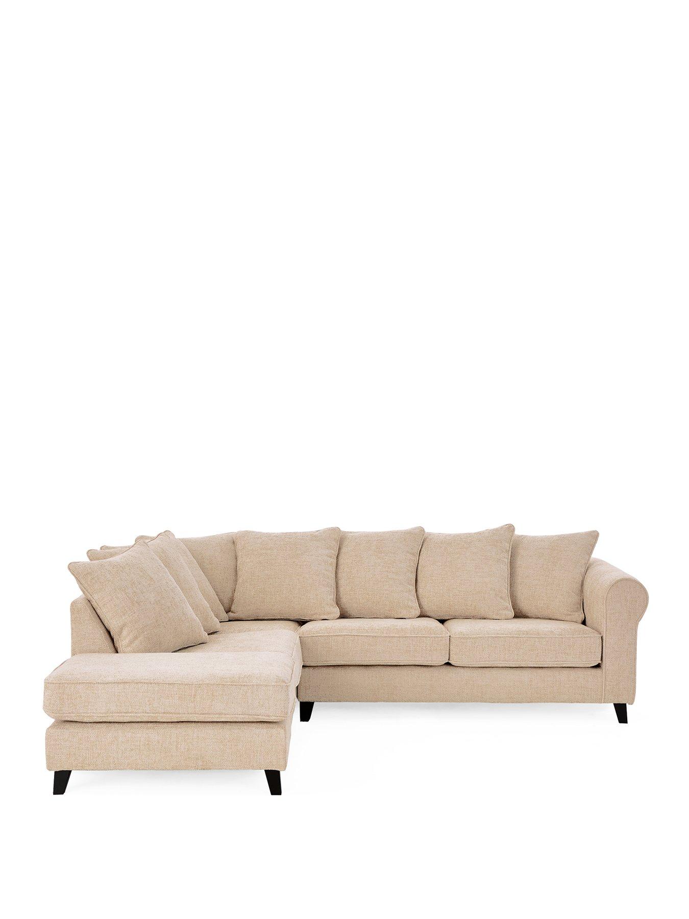 Image 3 of 7 of The Very Collection Sanderson Left Hand Fabric&nbsp;Corner Chaise Sofa&nbsp;- FSC Certified