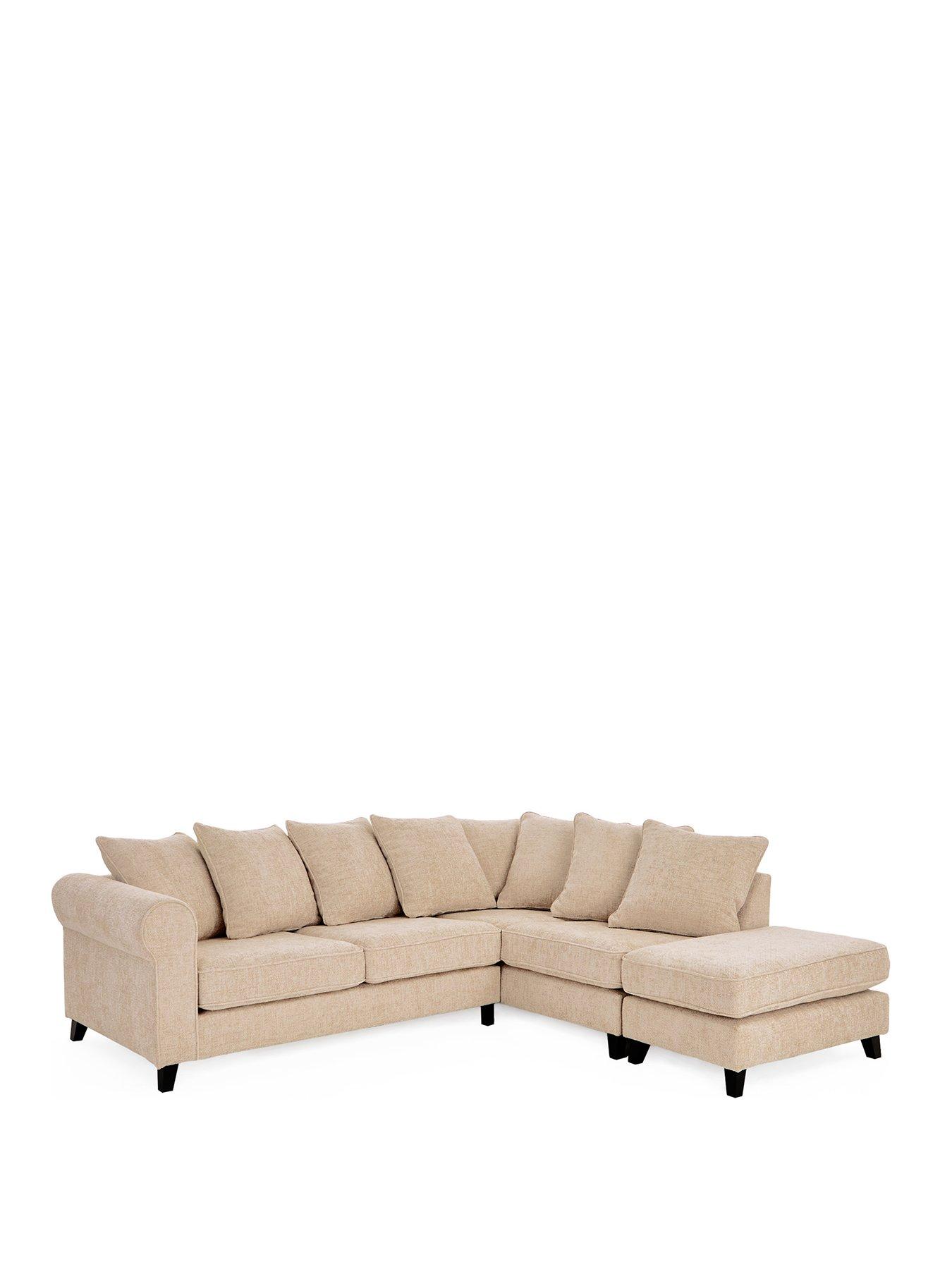 Image 2 of 7 of The Very Collection Sanderson Right Hand Fabric Corner Chaise Sofa&nbsp;- FSC Certified