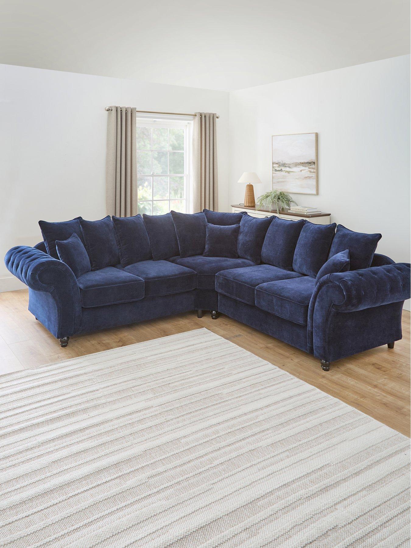 The Very Collection Windsor Fabric Scatter Back Corner Group Sofa - FSC® Certified