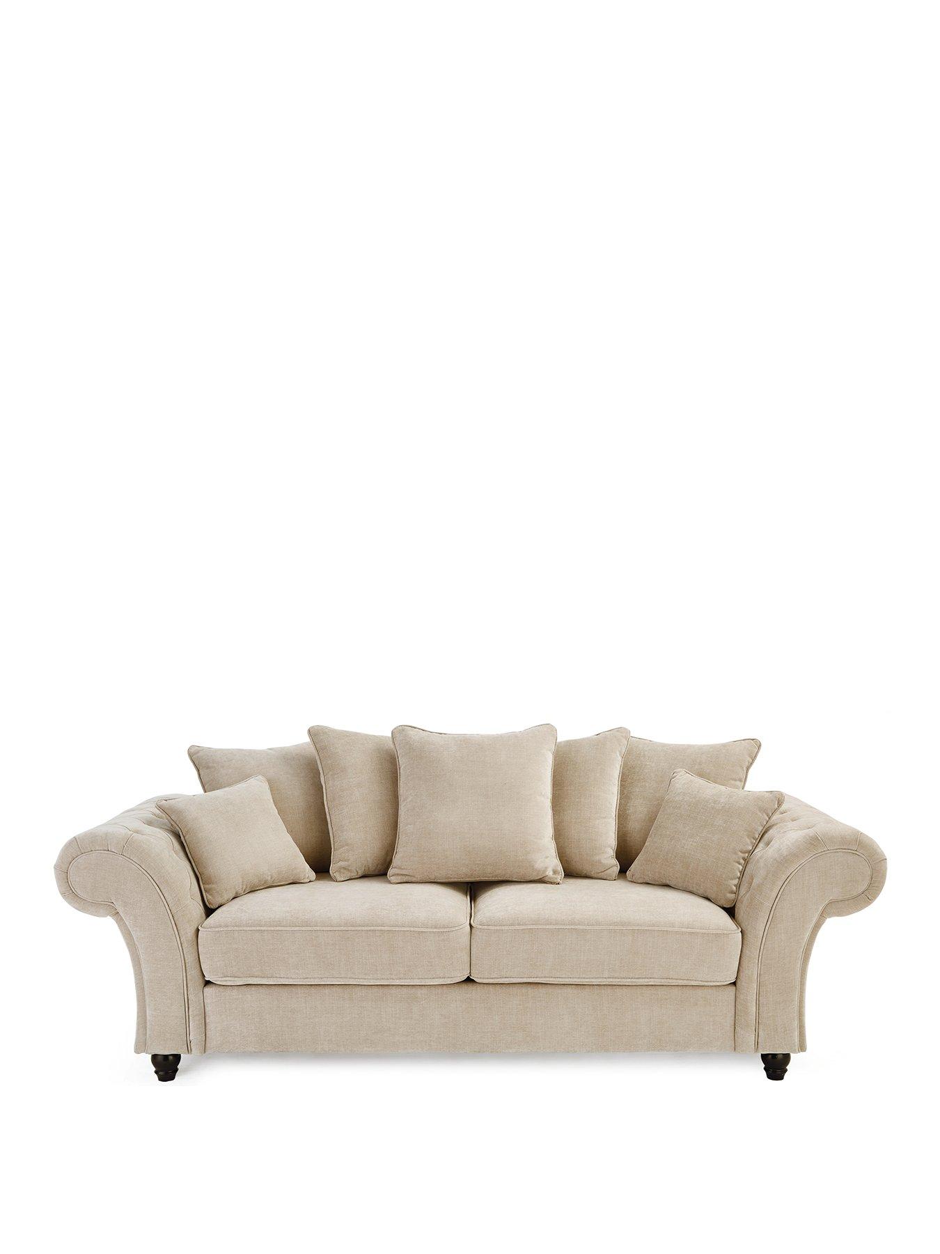 Image 2 of 7 of The Very Collection Windsor Fabric Scatter Back 3 Seater Sofa - FSC&reg; Certified