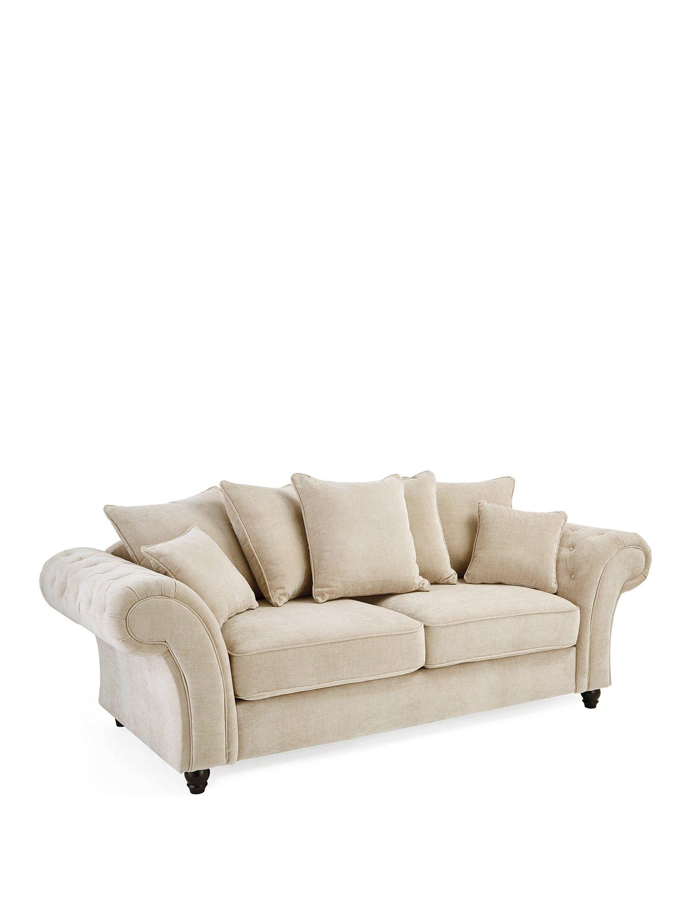 Image 3 of 7 of The Very Collection Windsor Fabric Scatter Back 3 Seater Sofa - FSC&reg; Certified
