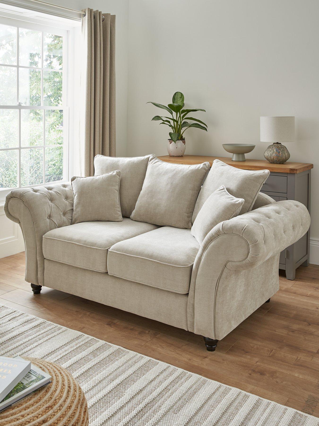 Image 1 of 7 of The Very Collection Windsor Fabric Scatter Back 2 Seater Sofa - FSC&reg; Certified