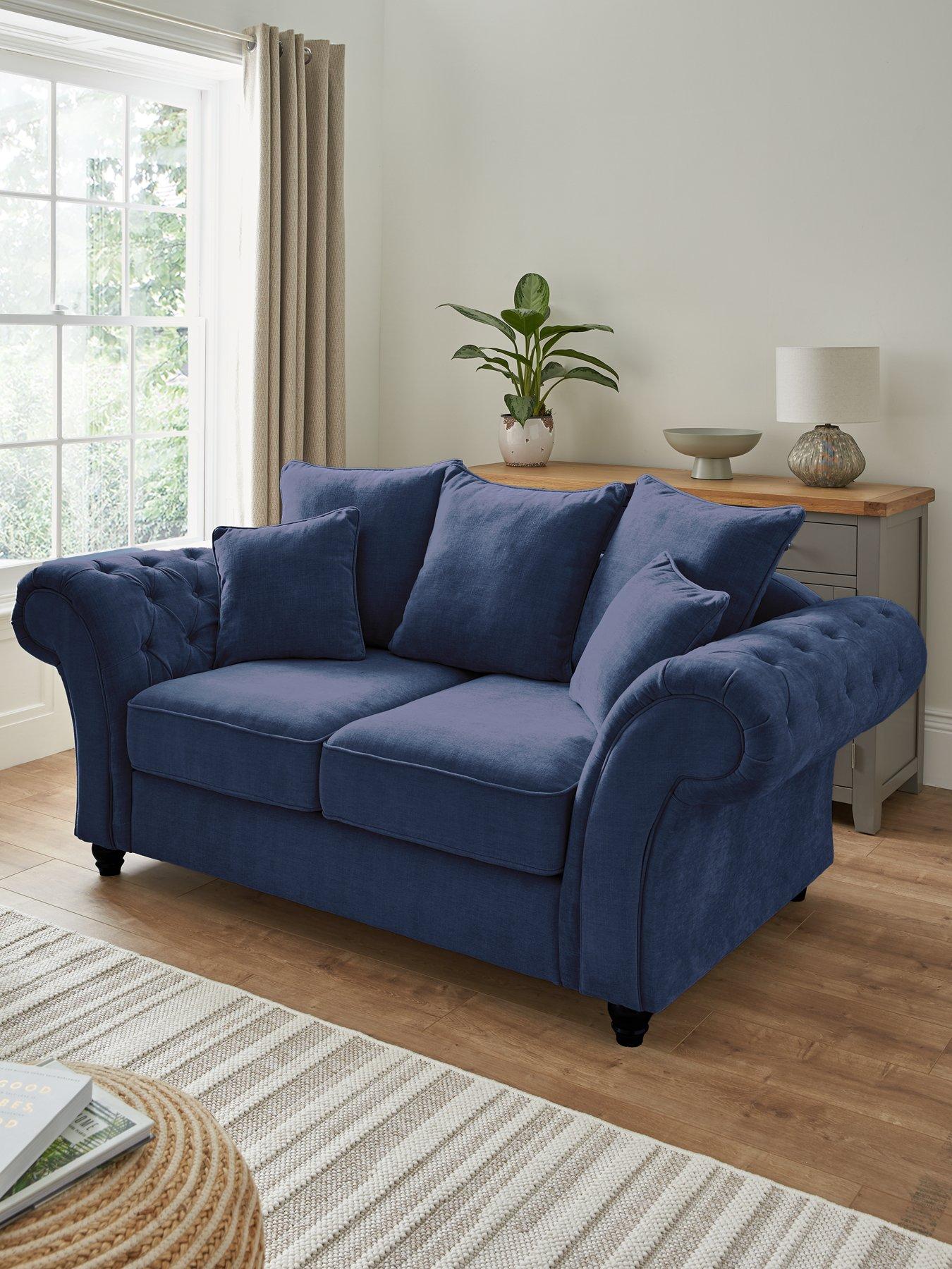 The Very Collection Windsor 2 Seater Fabric Scatter Back Sofa - FSC® Certified