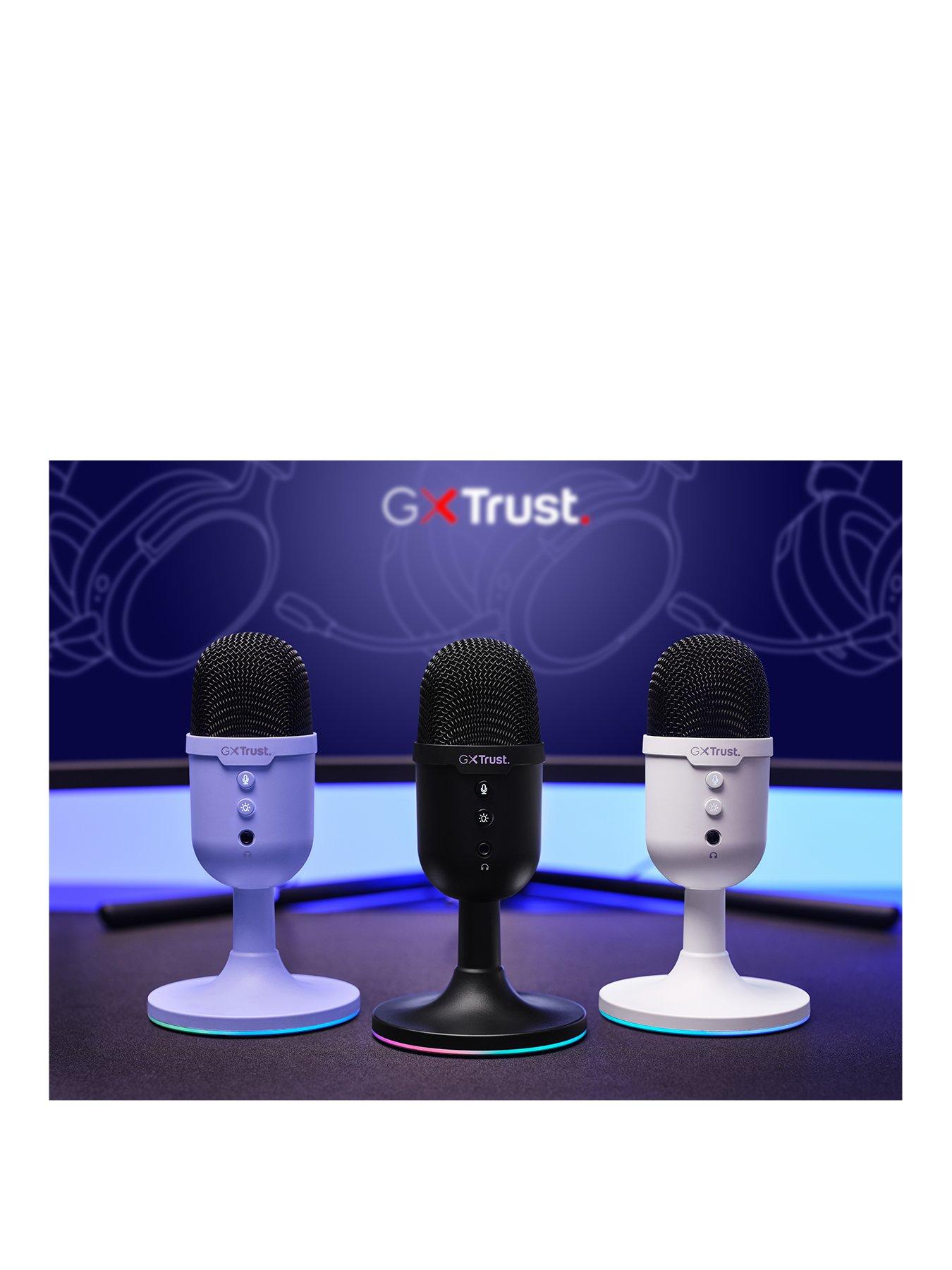  image of trust-gxt234-yunix-compact-usb-rgb-led-pc-microphone-for-gaming-streaming