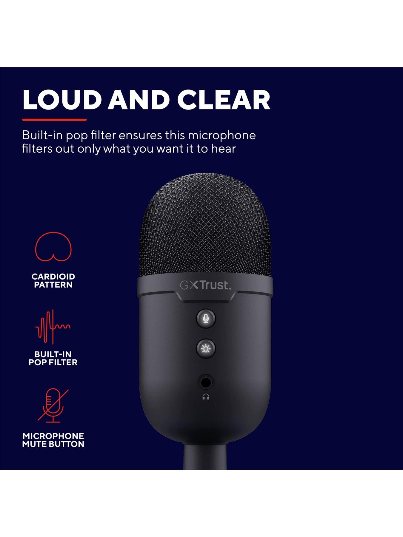  image of trust-gxt234-yunix-compact-usb-rgb-led-pc-microphone-for-gaming-streaming