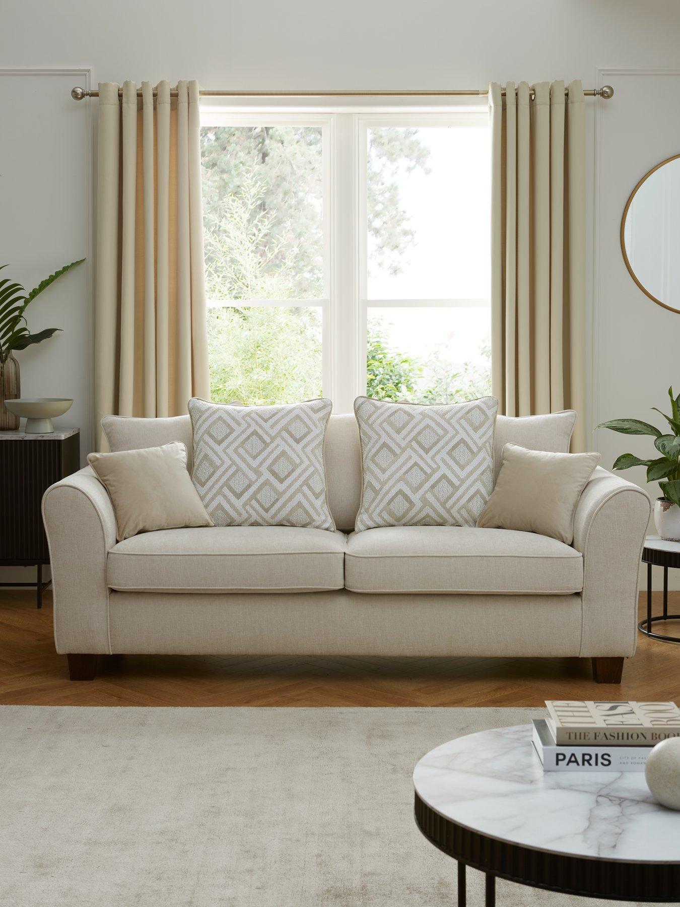 Image 1 of 7 of Very Home Amore Fabric 3 Seater&nbsp;- FSC Certified