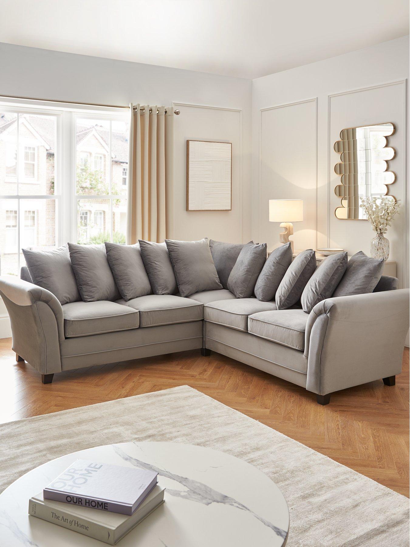 Image 1 of 7 of The Very Collection Leila Fabric&nbsp;Corner Group Sofa&nbsp;- FSC Certified