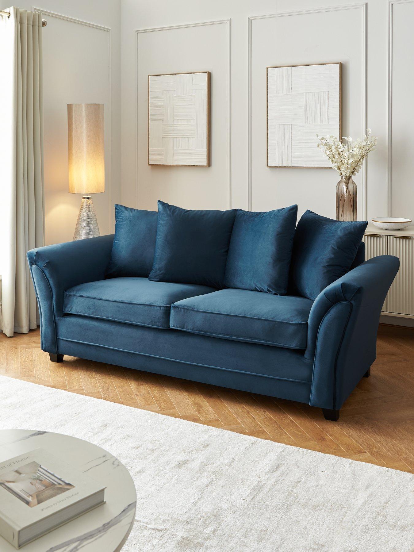 Very Home Leila Fabric 3 Seater Sofa - FSC Certified