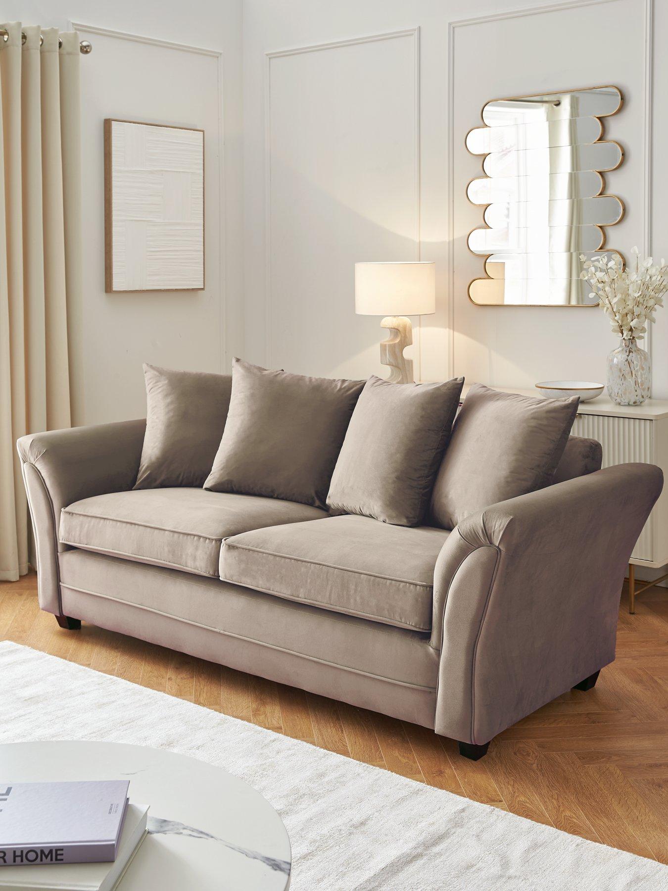 The Very Collection Leila Fabric 3 Seater Sofa - FSC Certified