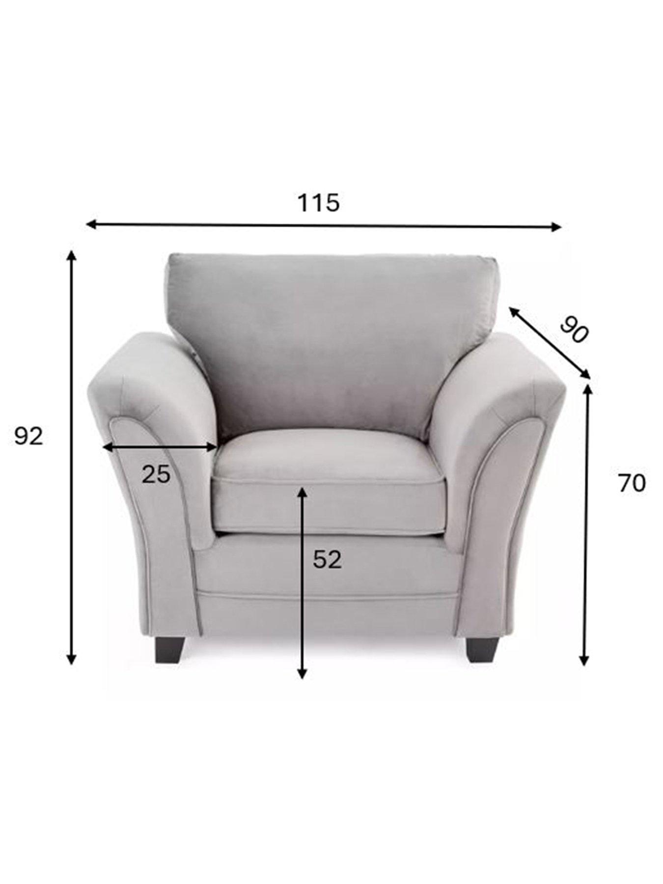 Image 6 of 7 of The Very Collection Leila Fabric Armchair&nbsp;- FSC Certified