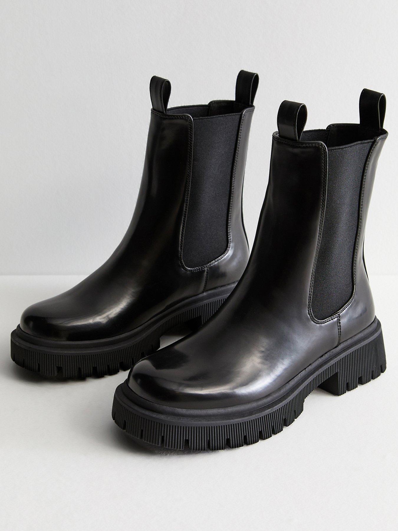 New look black chelsea boots hotsell