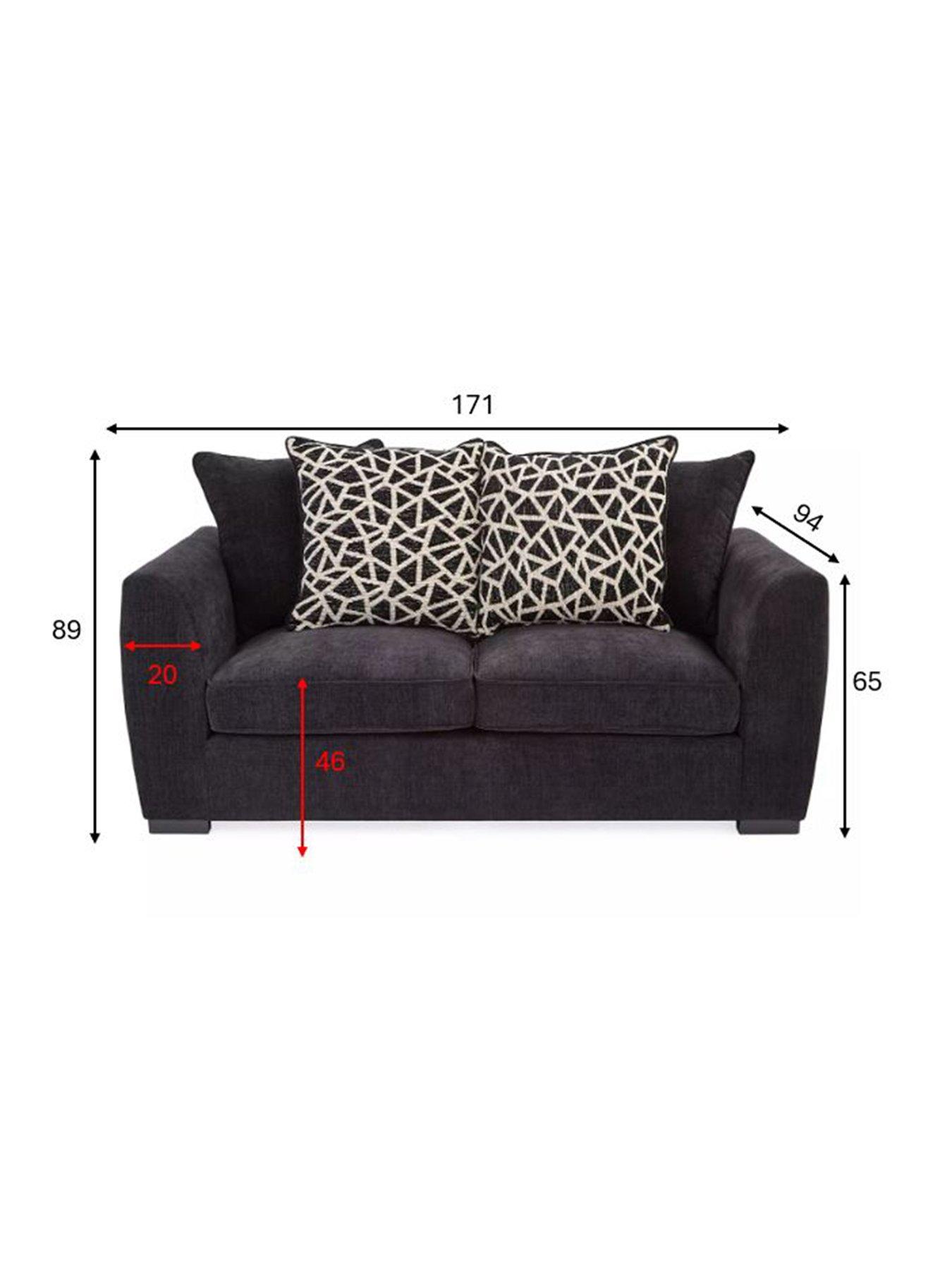 Image 5 of 7 of Very Home Payton Fabric 2 Seater Sofa&nbsp;- FSC Certified