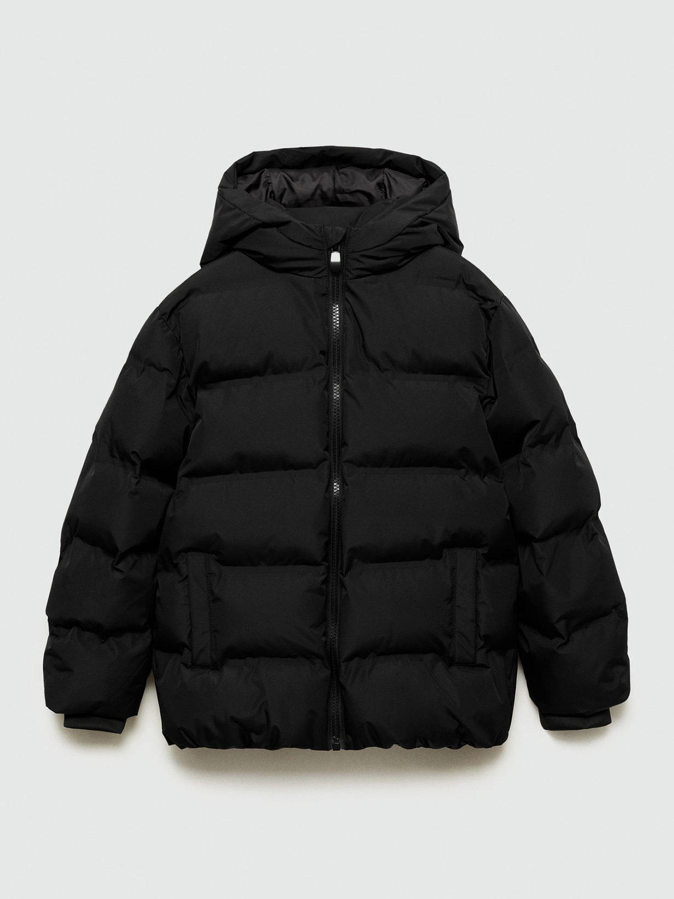 Mango black puffer jacket online