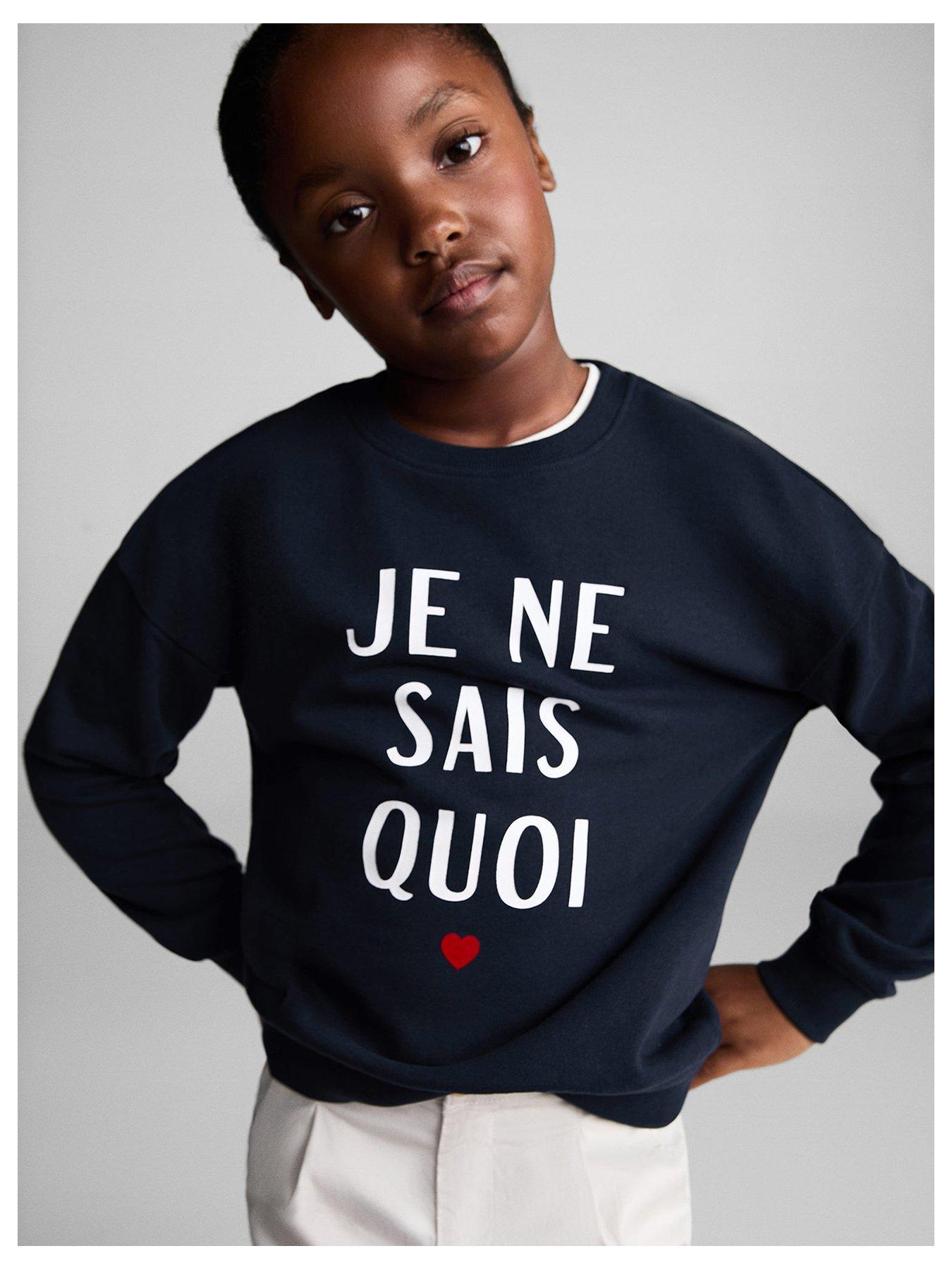 undefined Girls Je Ne Sais Quoi Sweat - Navy