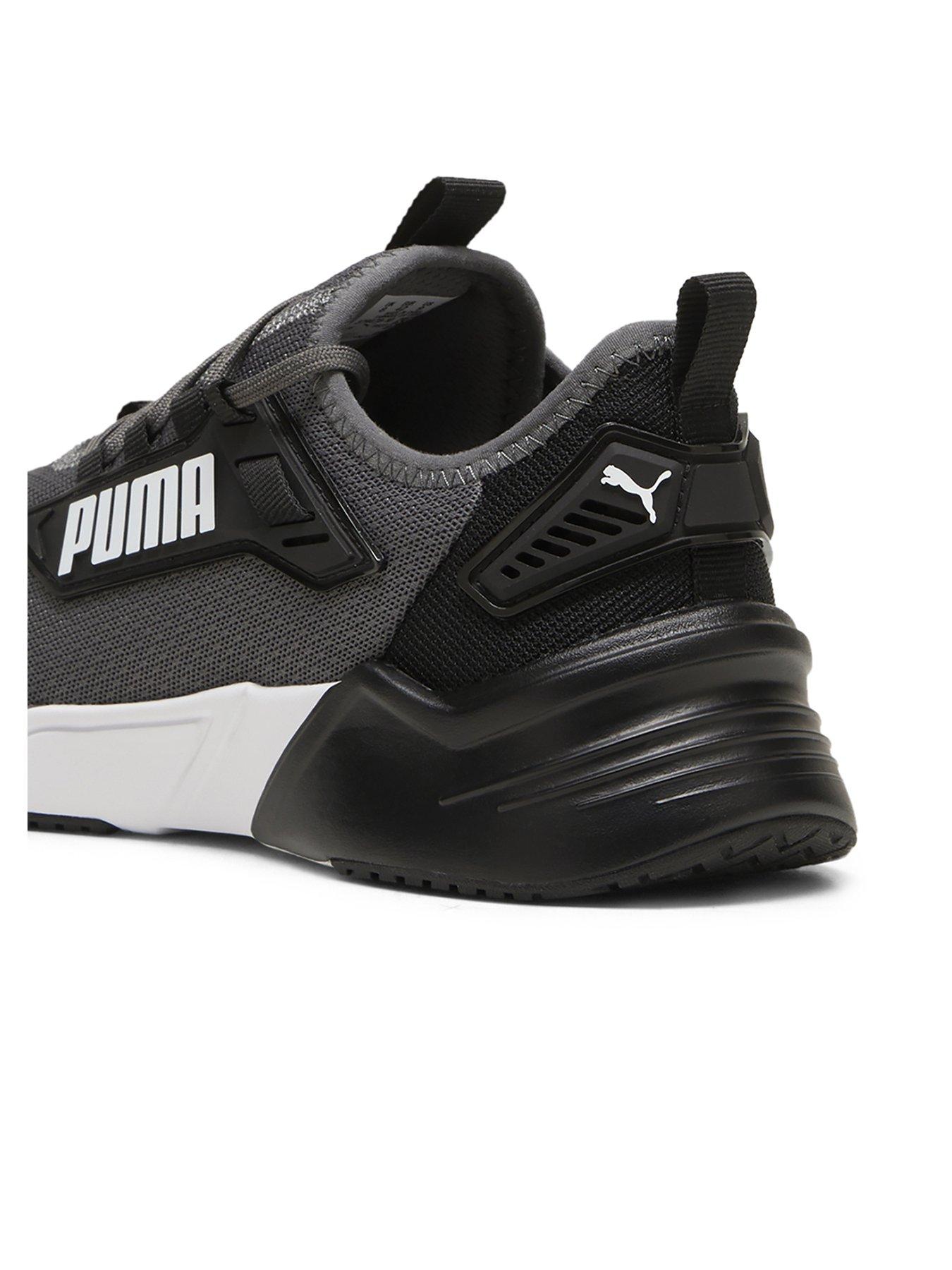 Puma Mens Training Retaliate 3 Trainers Black Grey littlewoods