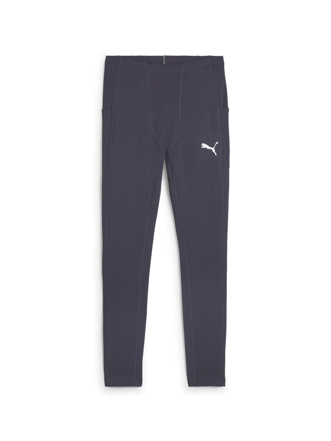 Image 1 of 2 of Puma Mens Running Brushed Tights - Grey