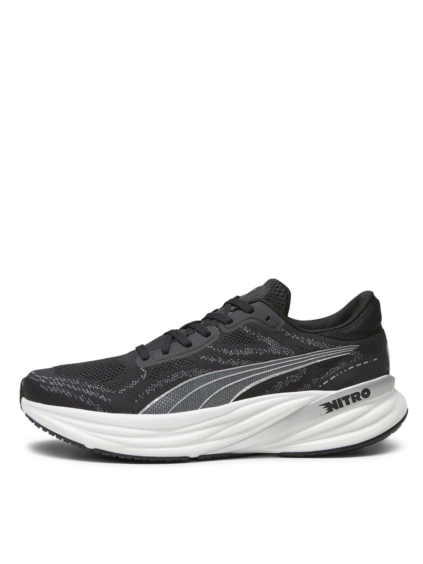 undefined Mens Running Magnify Nitro 2 Trainers - Black/White
