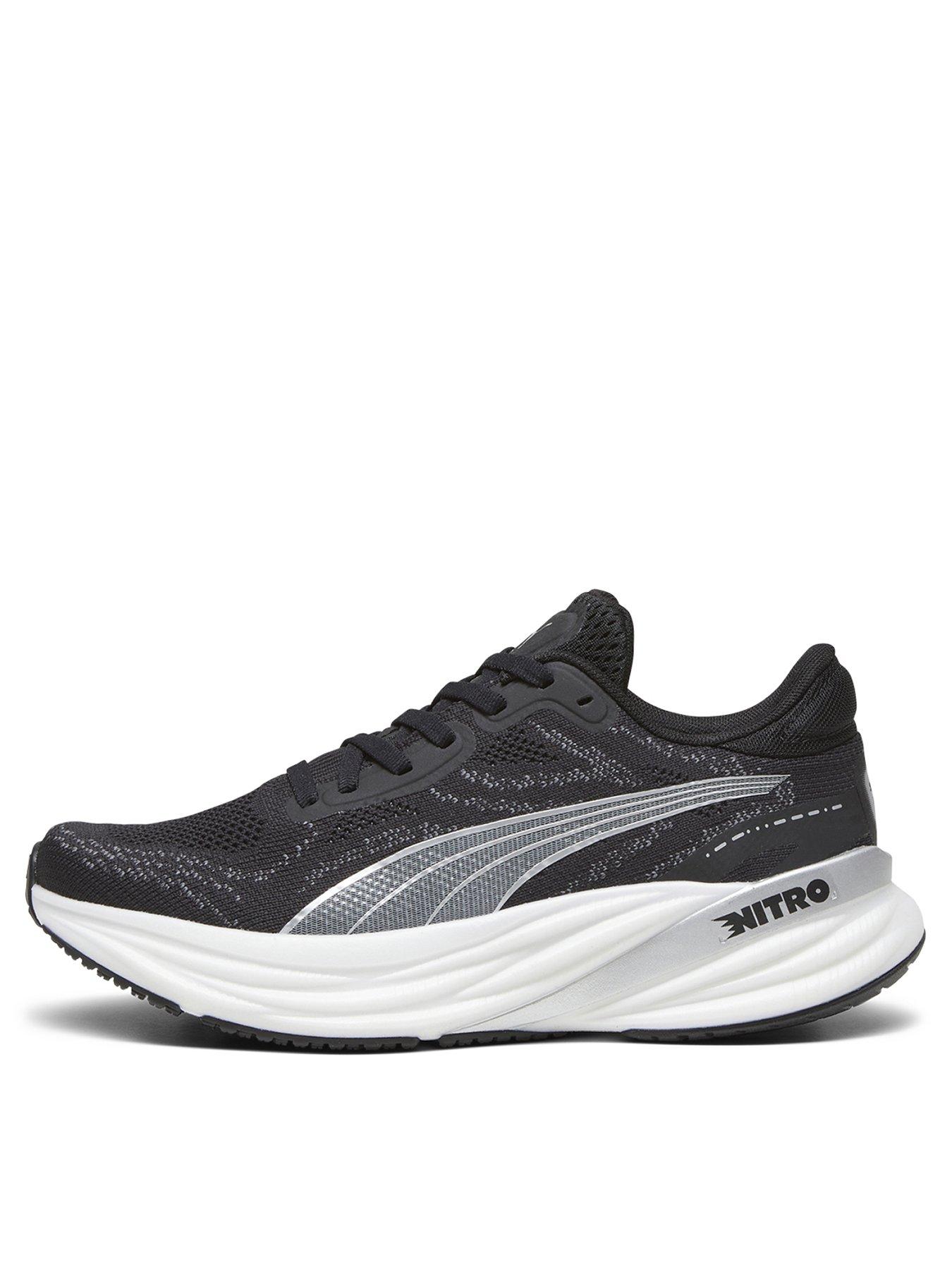 undefined Womens Running Magnify Nitro 2 Trainers - Black/White