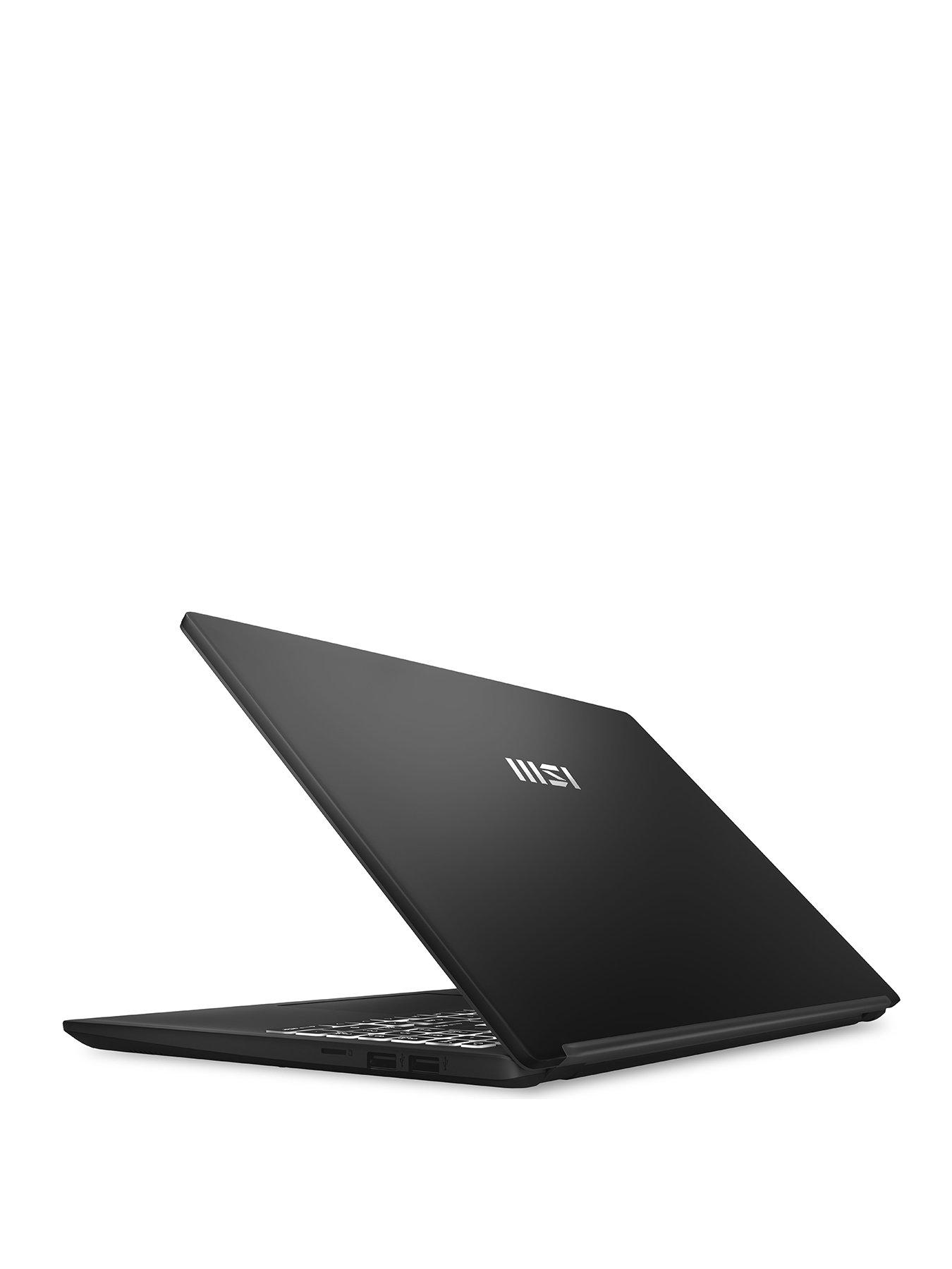 stillFront image of msi-modern-15-laptop-156in-fhdnbspamd-ryzen-7-8gb-ramnbsp512gb-ssd-black