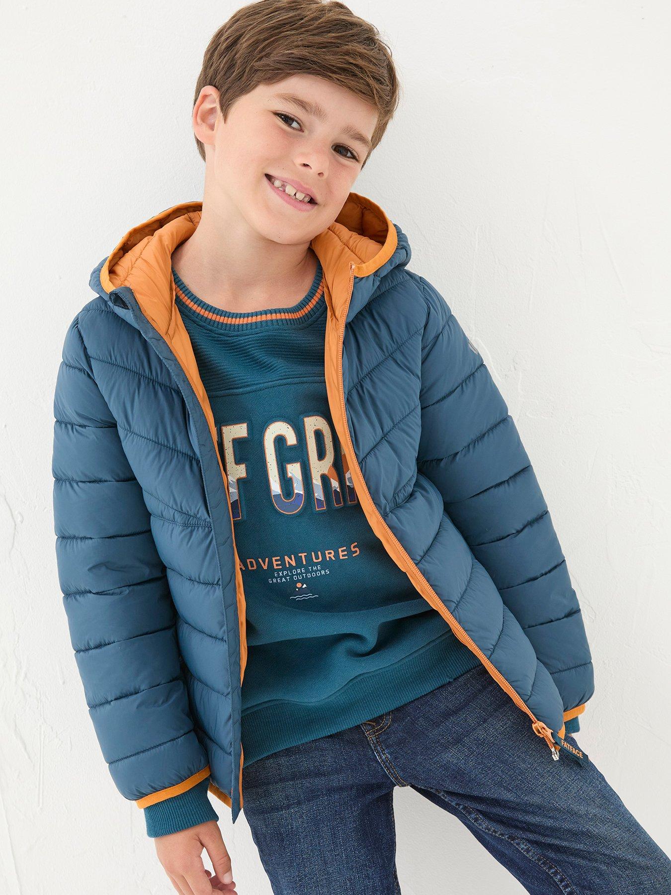 FatFace Boys Harry Padded Jacket French Navy Littlewoods