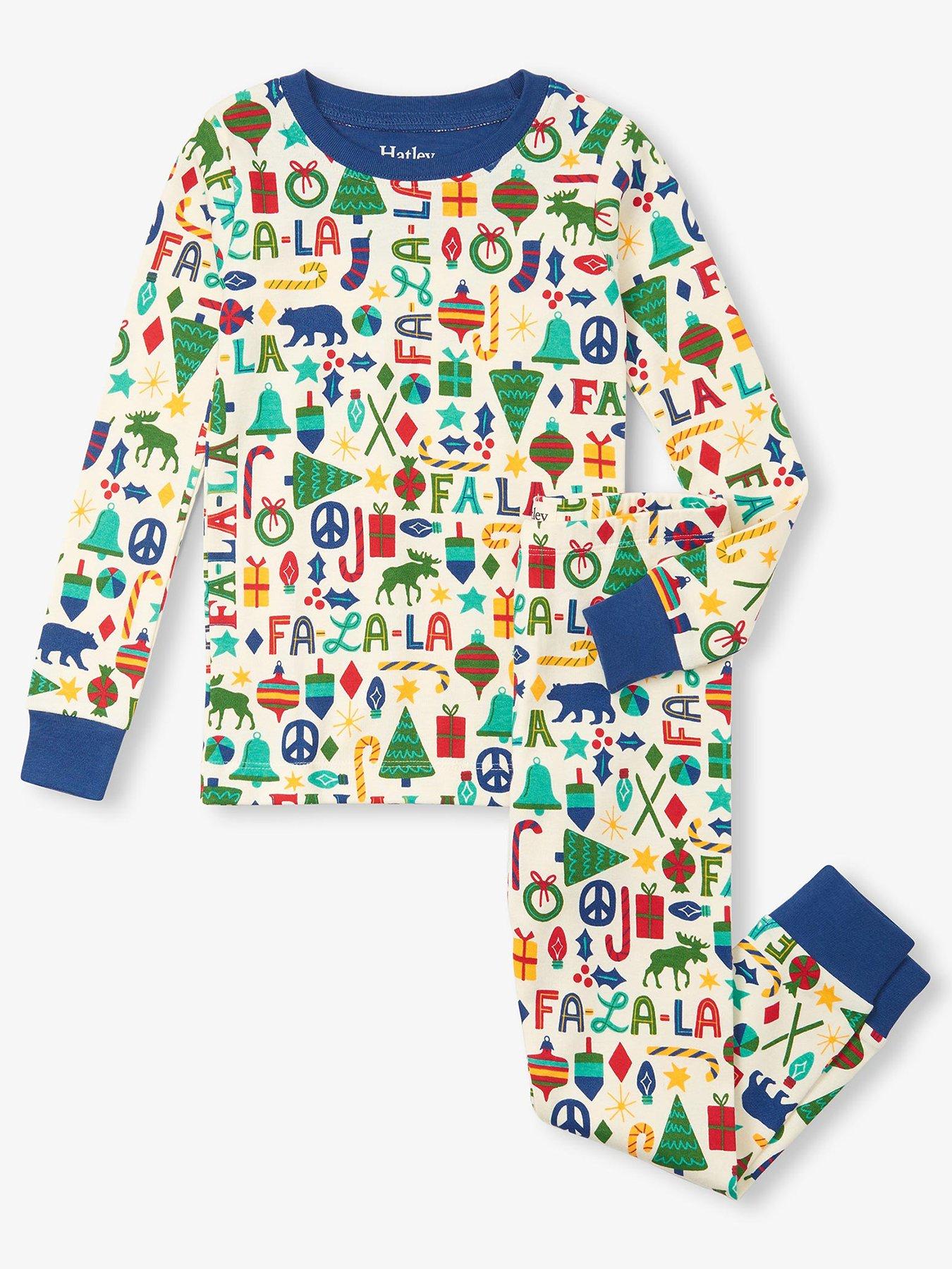 undefined HatleyBoys Falala Christmas Pyjamas - Multi