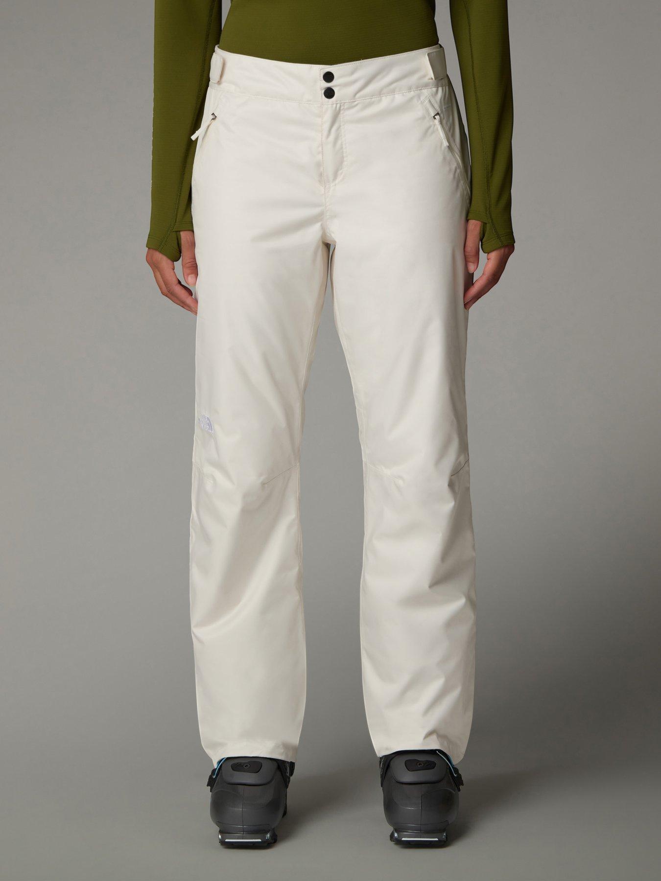 image of the-north-face-womens-sally-insulated-ski-pants-off-white