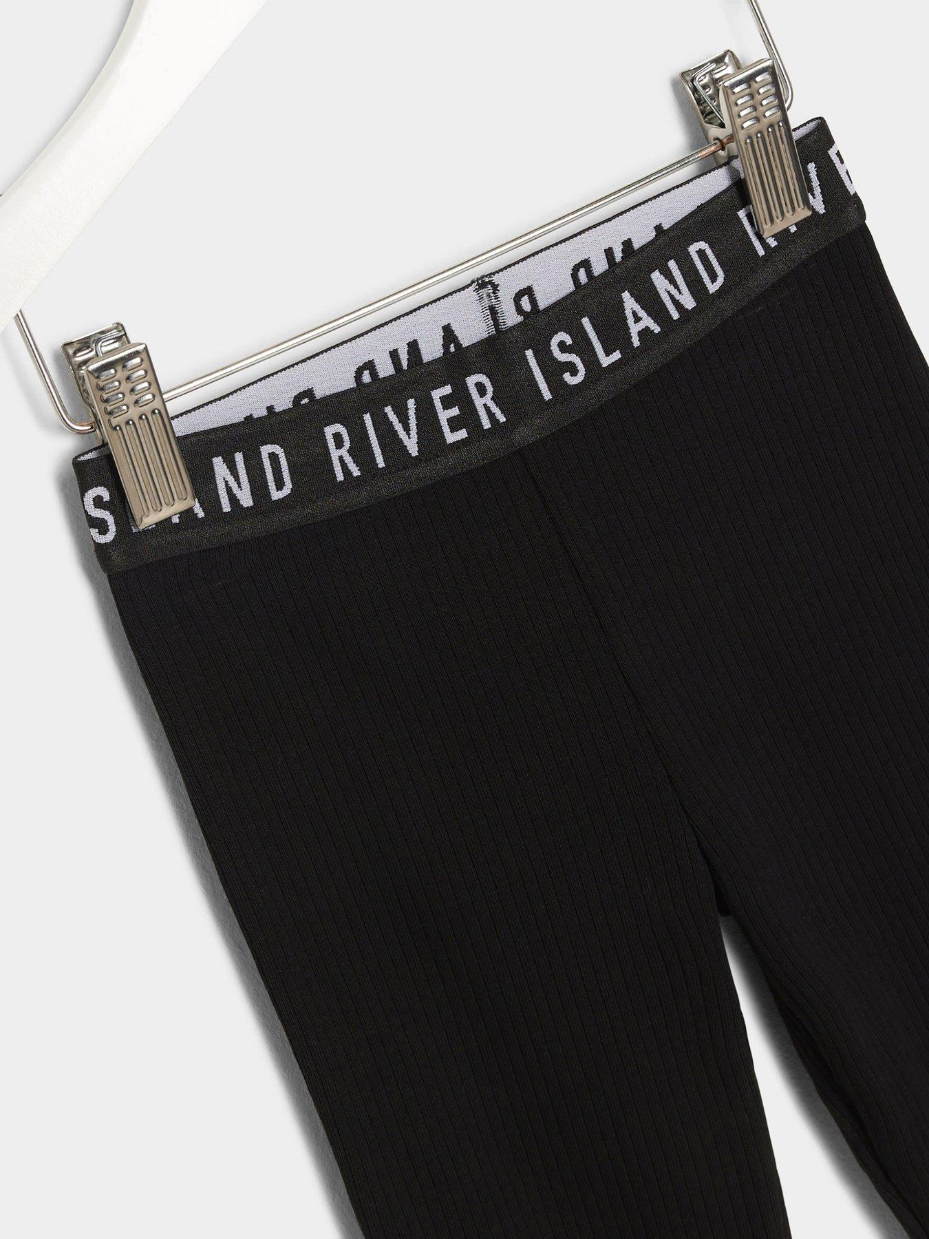 Leggings River Island Taille 12 - Noirs, Occasion Très Bon état, Pour Femme
