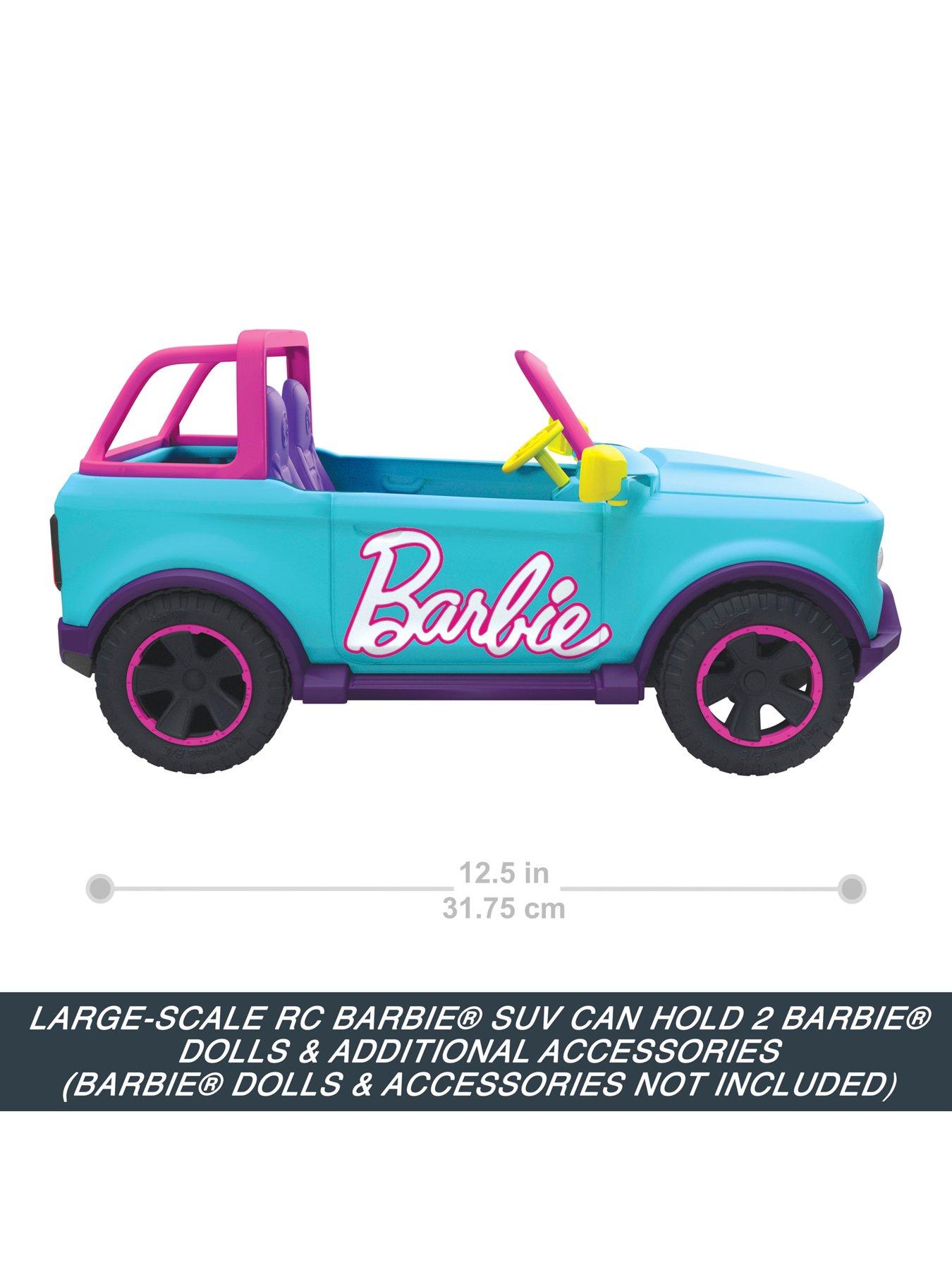 Image 5 of 7 of Hot Wheels Barbie&nbsp;Remote Control SUV &amp; Stickers, Battery-Powered Toy Truck