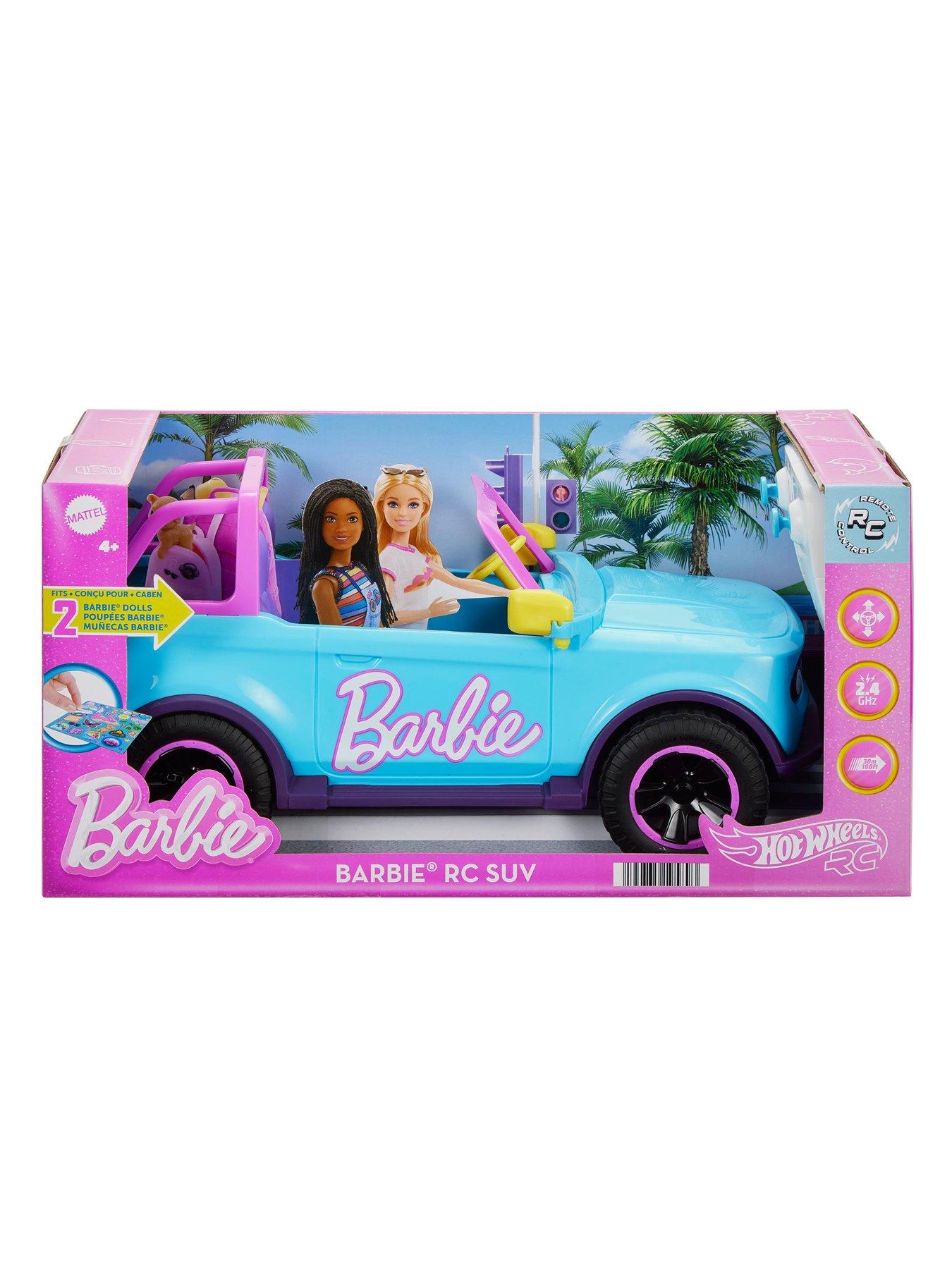 Image 7 of 7 of Hot Wheels Barbie&nbsp;Remote Control SUV &amp; Stickers, Battery-Powered Toy Truck