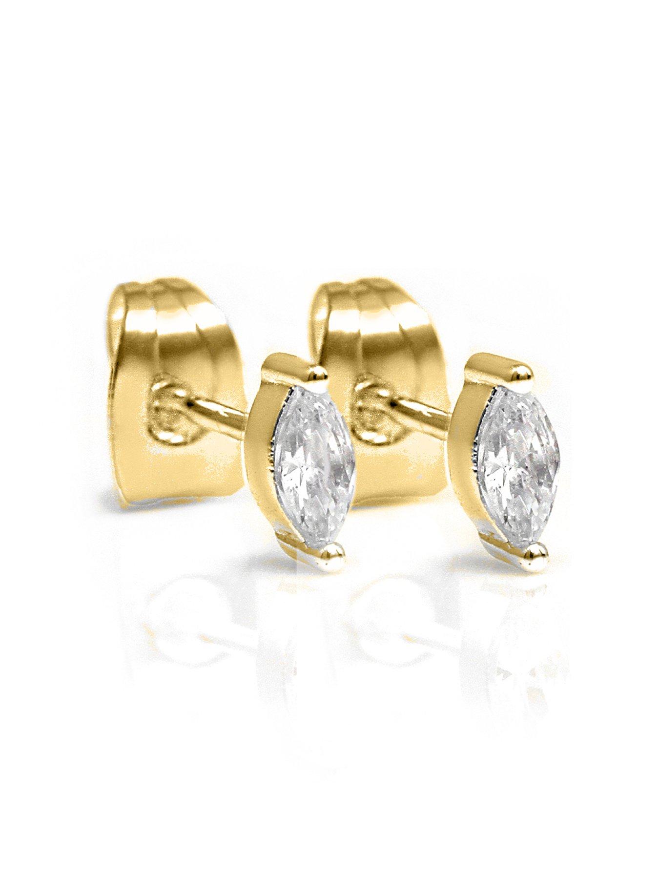say-it-with-small-clear-cz-marquise-stud-earrings-yellow-gold