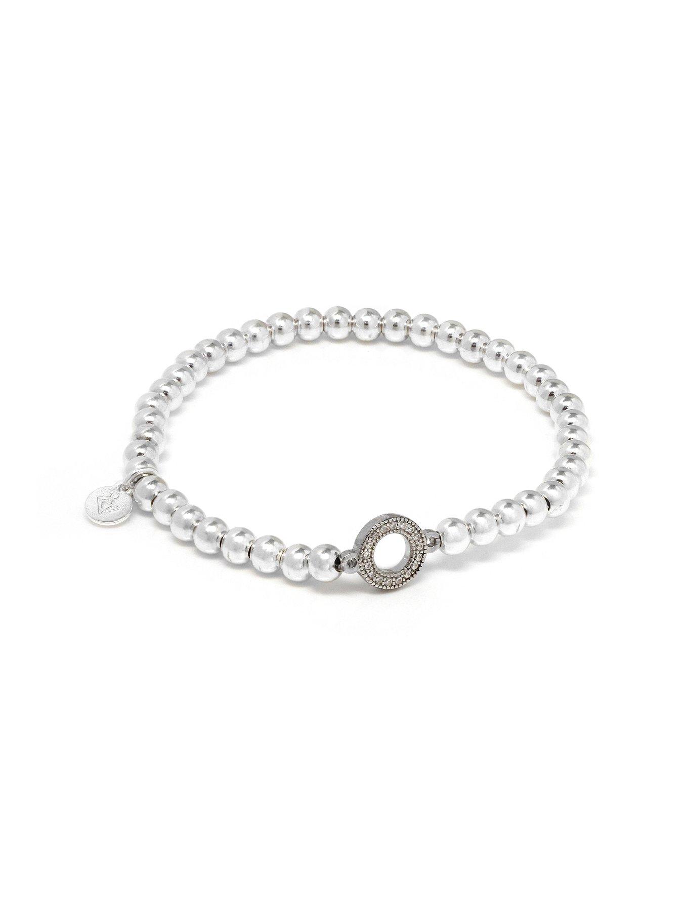 Image 1 of 1 of Say It With Mini Circle Of Life Bracelet - Sterling Silver - Junior