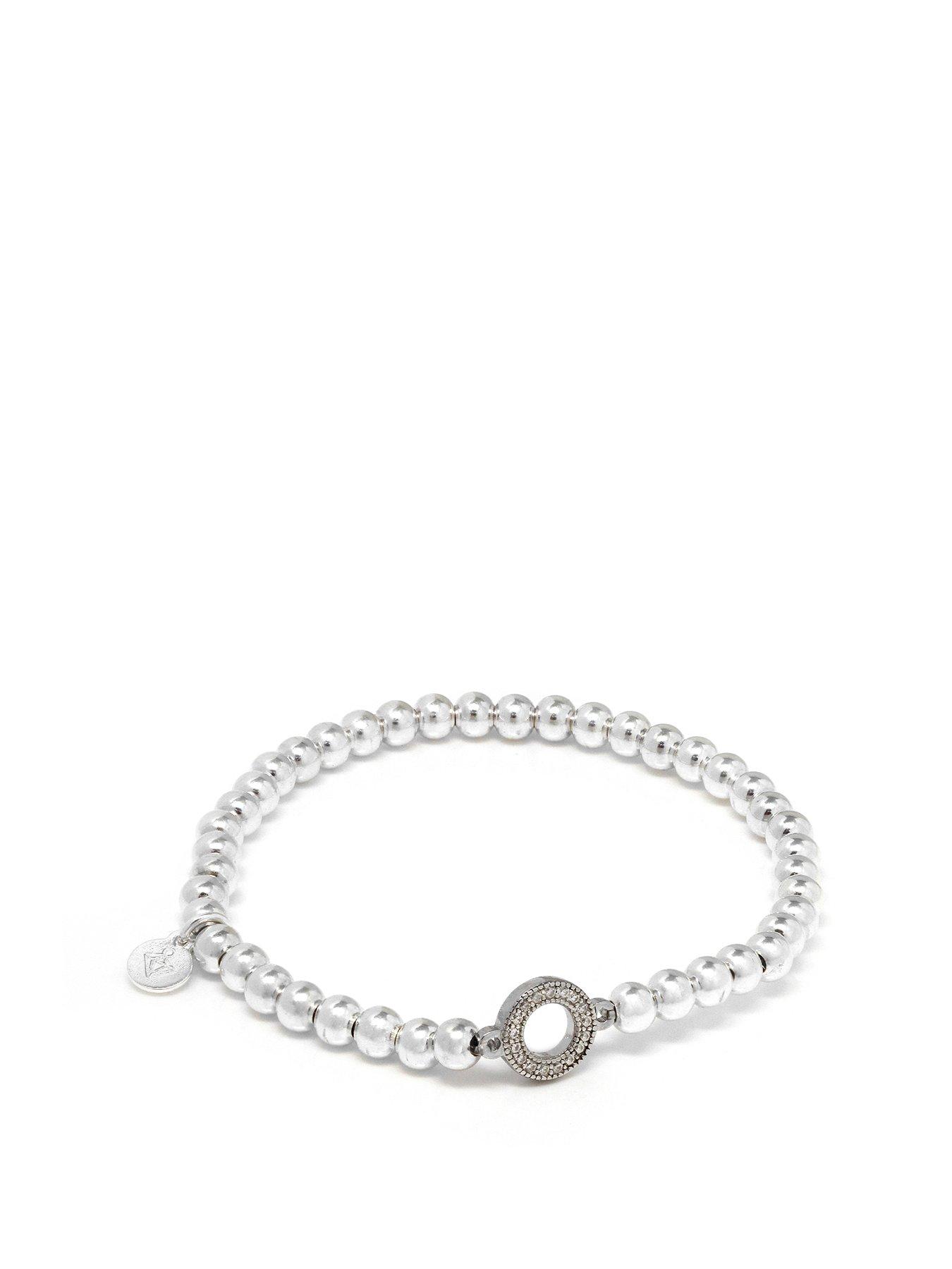 Image 1 of 1 of Say It With Mini Circle Of Life Bracelet - Sterling Silver - Baby
