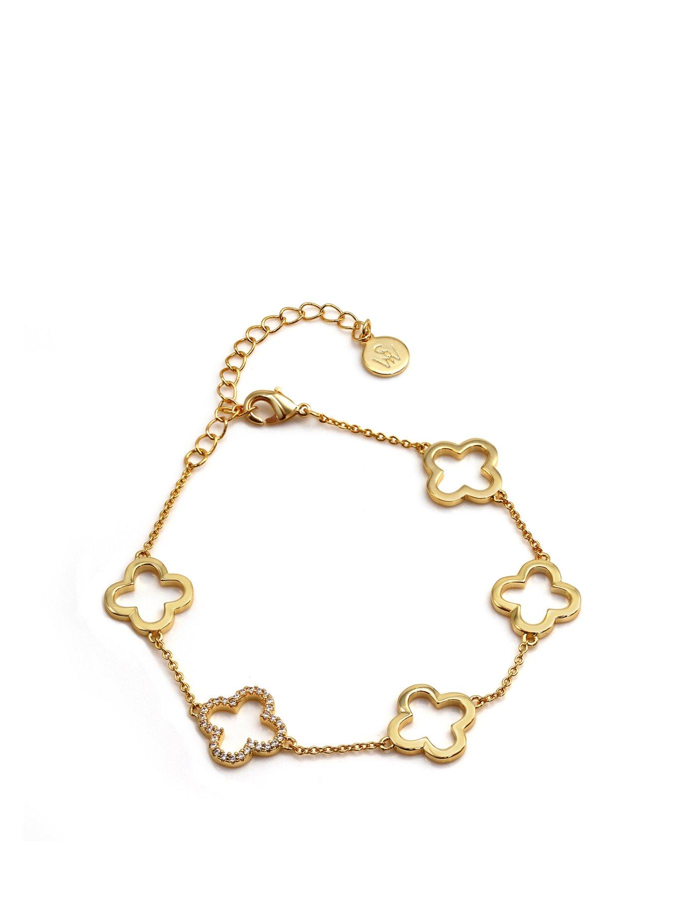 Say It With Clover Bracelet - Yellow Gold