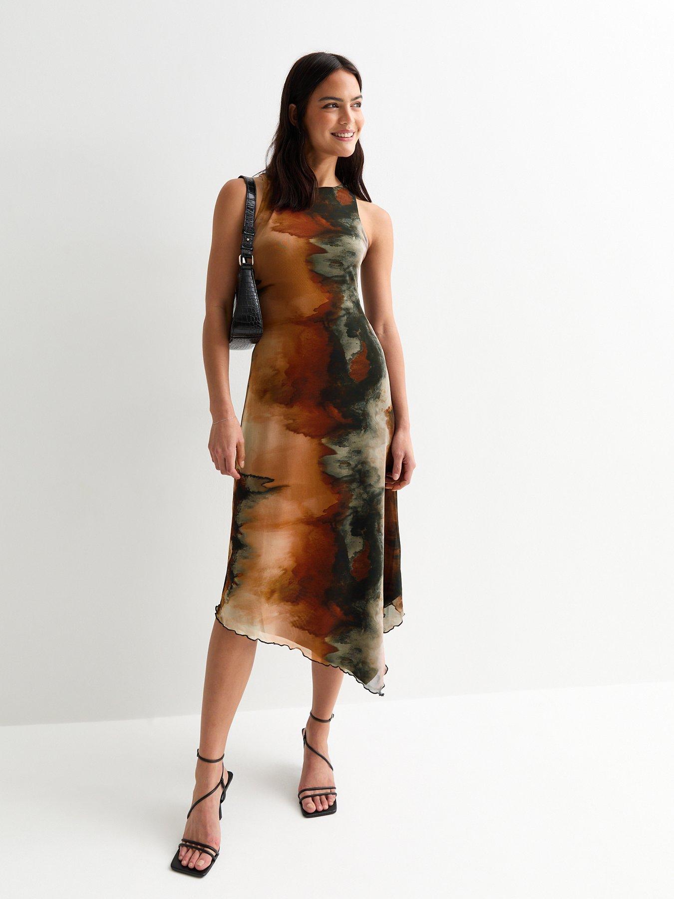 New look tie dye dress best sale