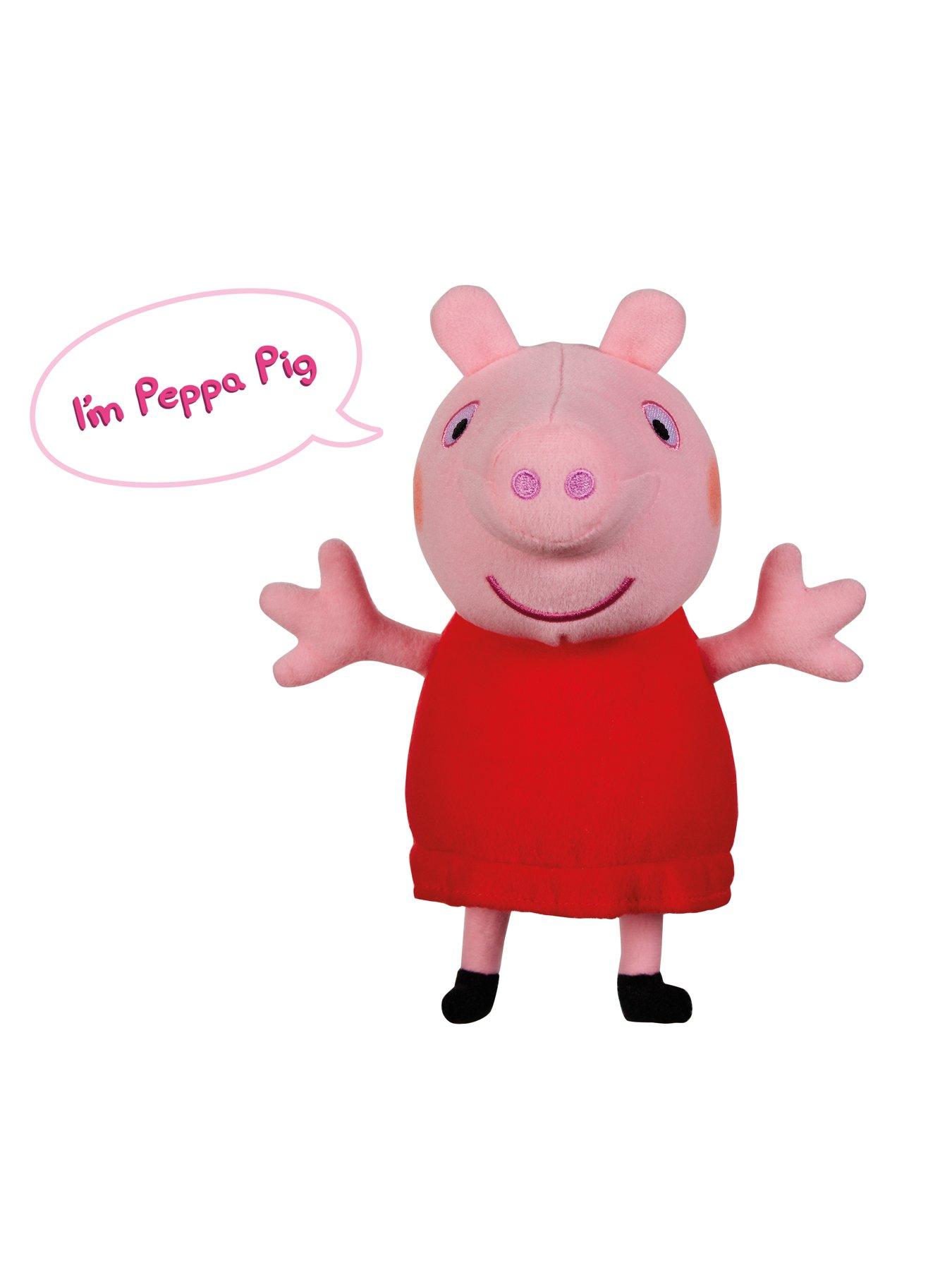  image of peppa-pig-talking-red-dress-peppa