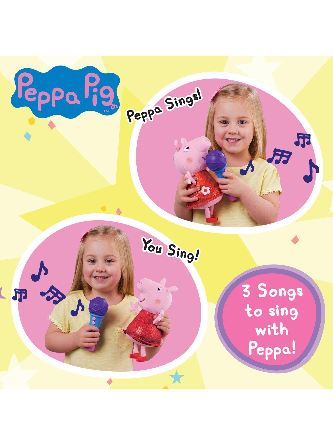 Image 3 of 8 of Peppa Pig Sing With Me Interactive Plush Toy