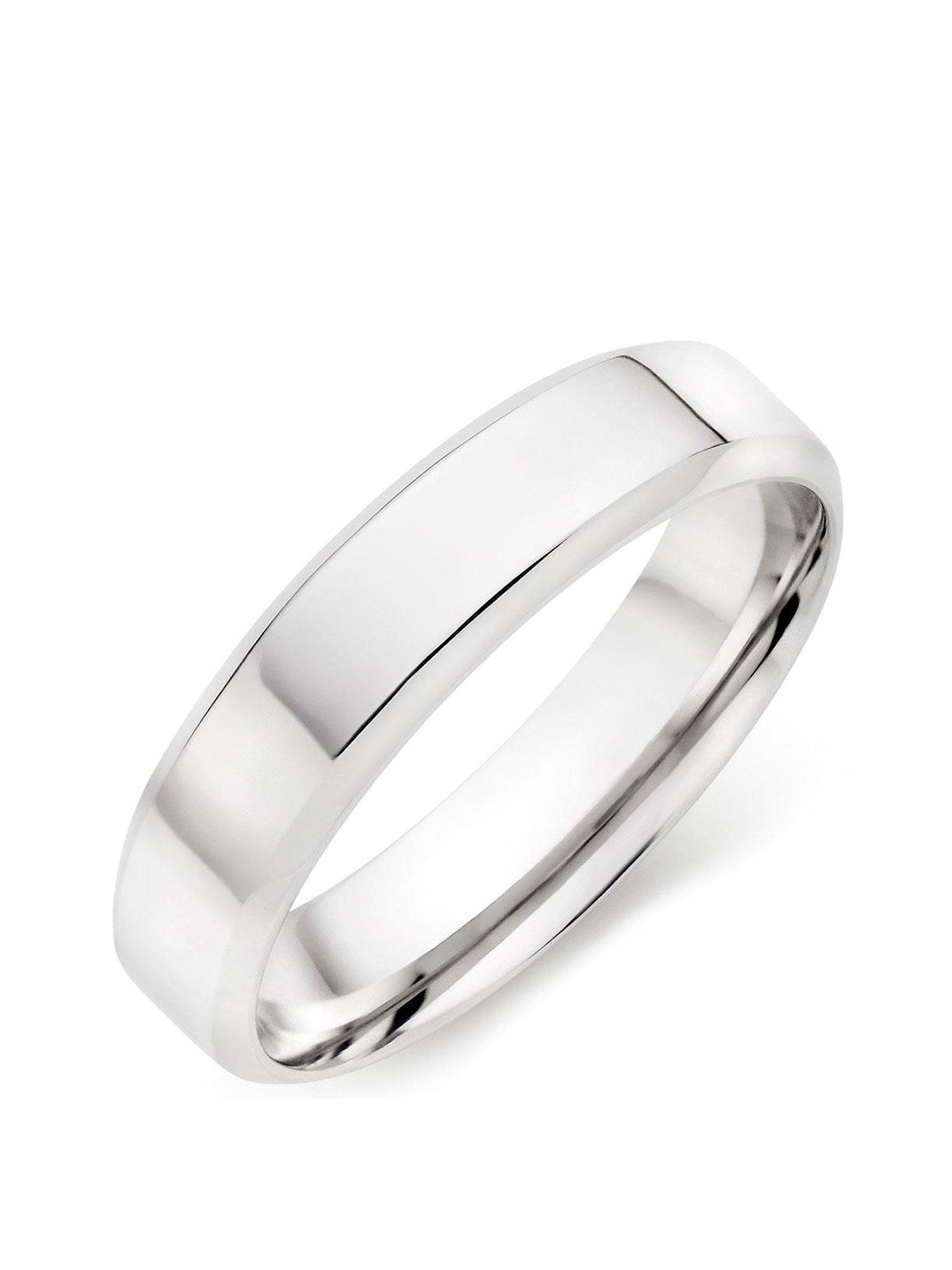 undefined 9ct White Gold Wedding Ring