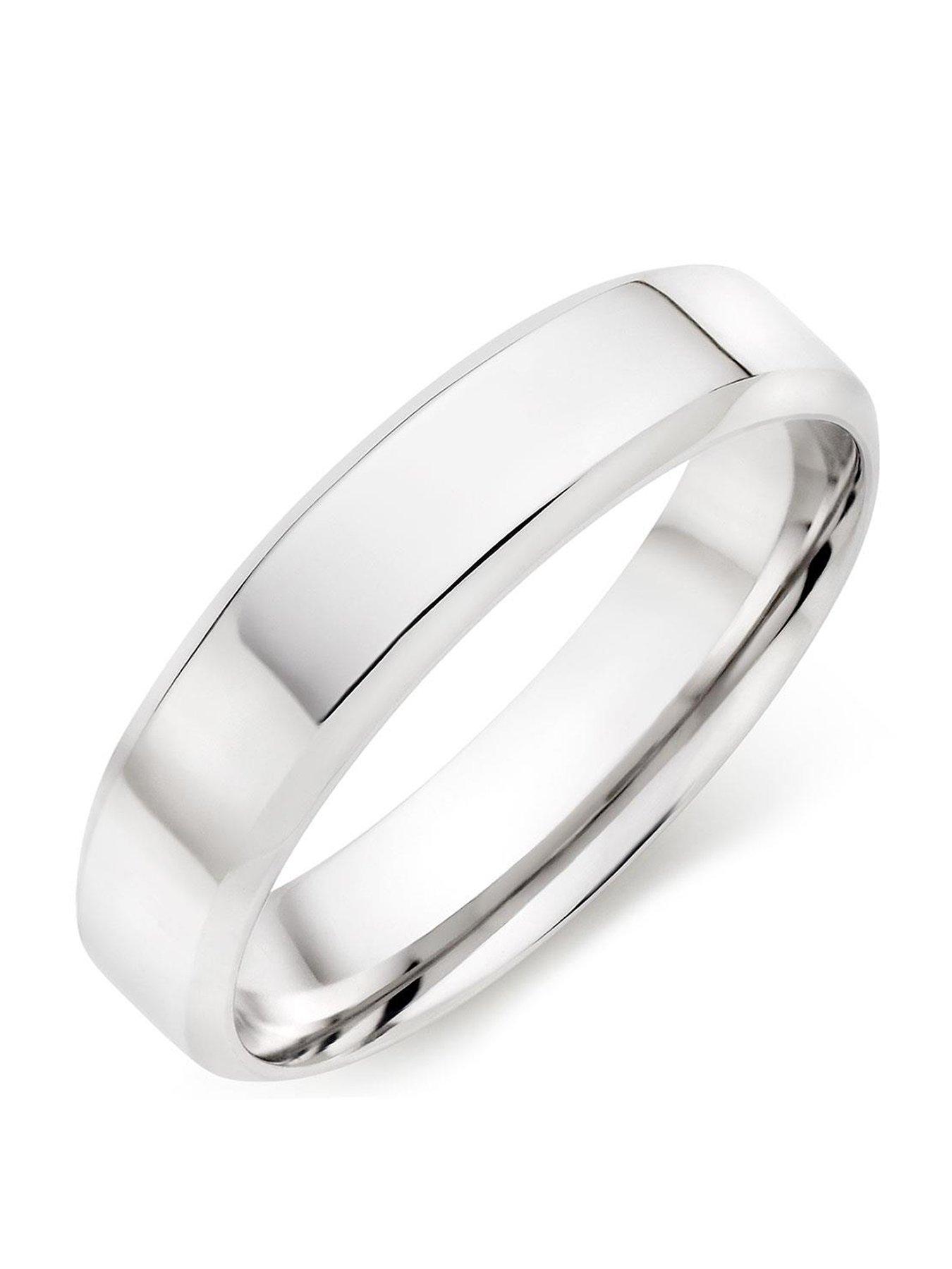Beaverbrooks 9ct White Gold Wedding Ring