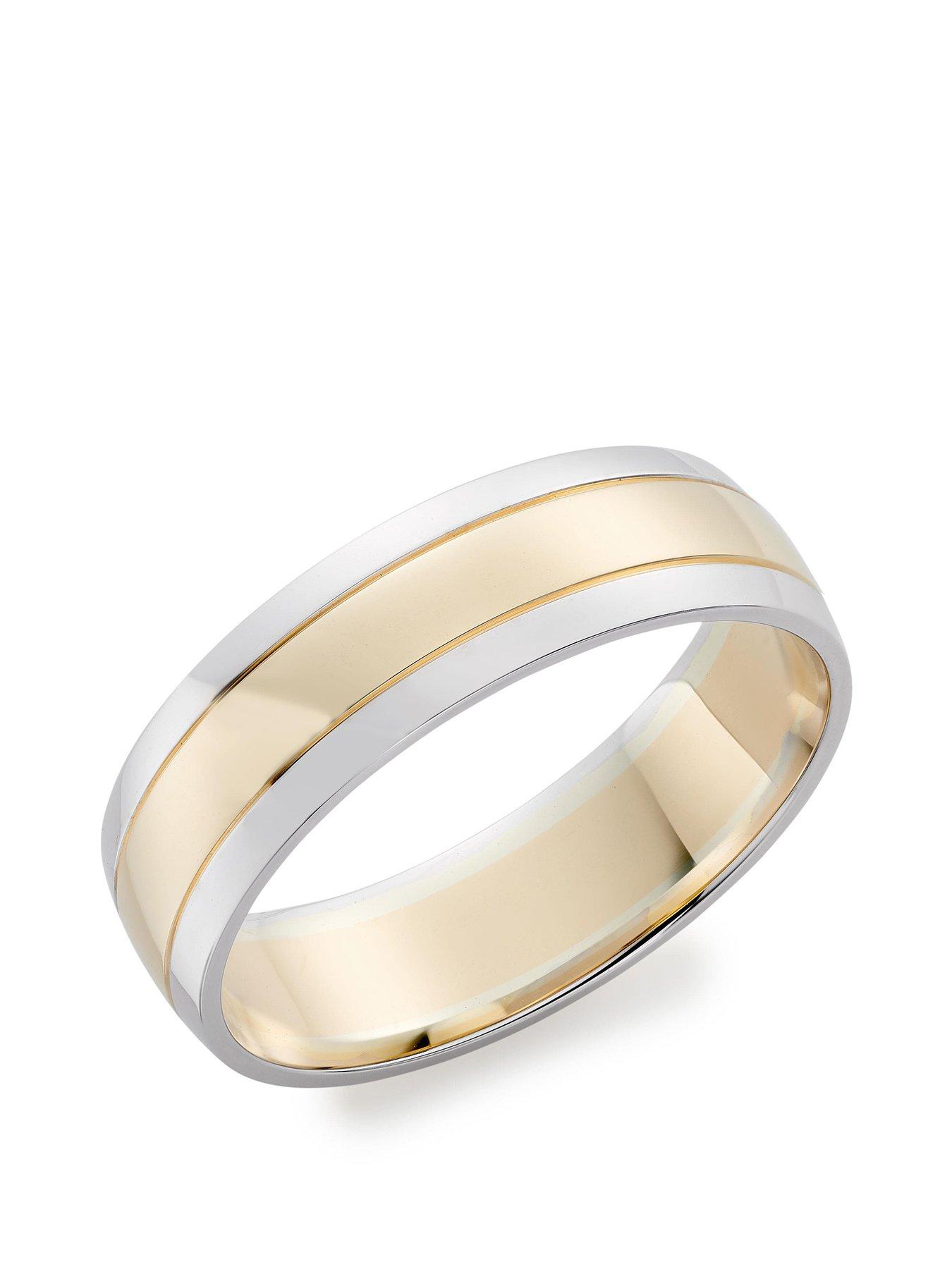 beaverbrooks-9ct-yellow-and-white-gold-wedding-ring