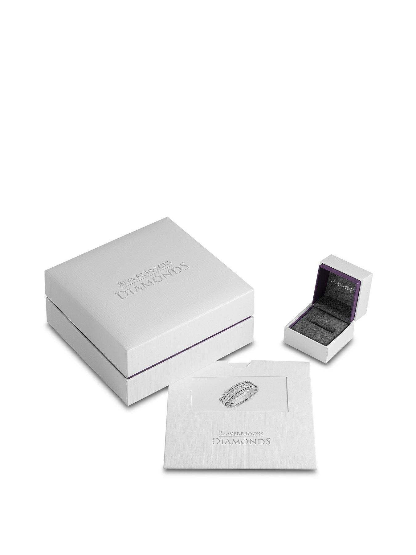  image of beaverbrooks-9ct-white-gold-diamond-wedding-ring