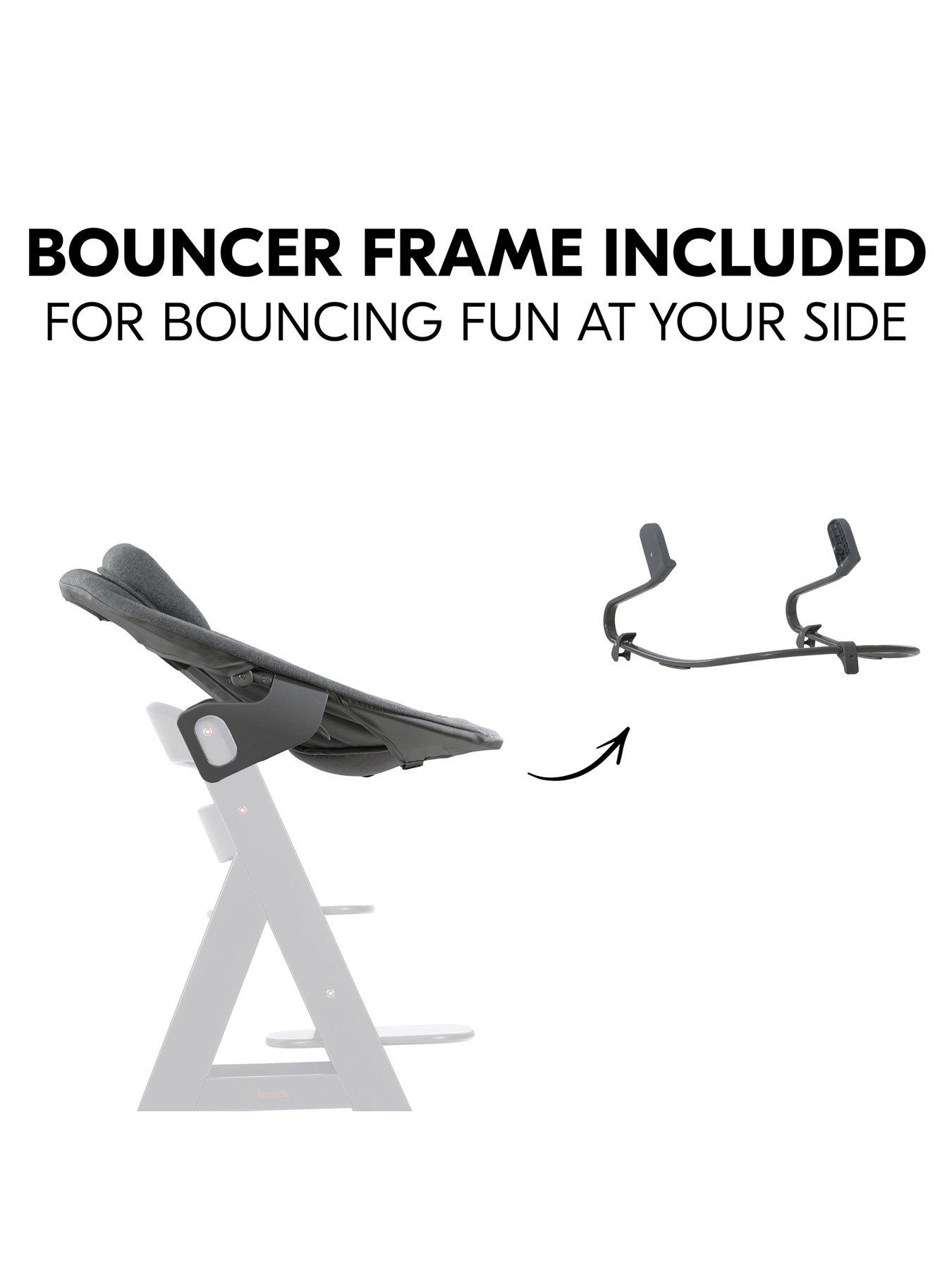  image of hauck-alpha-bouncer-premium-dark-grey